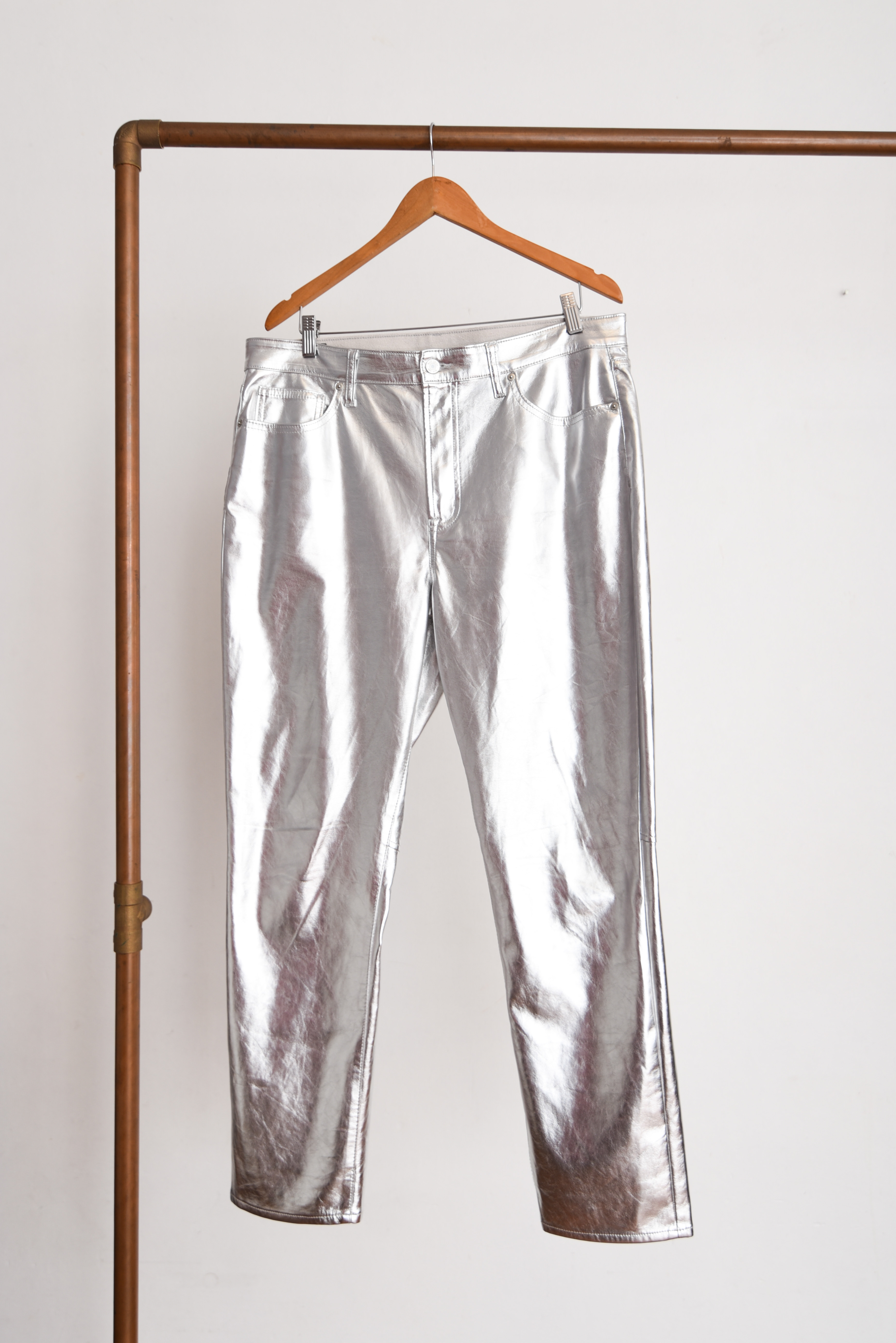 Pantalón silver tiro alto 