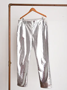 Pantalón silver tiro alto 
