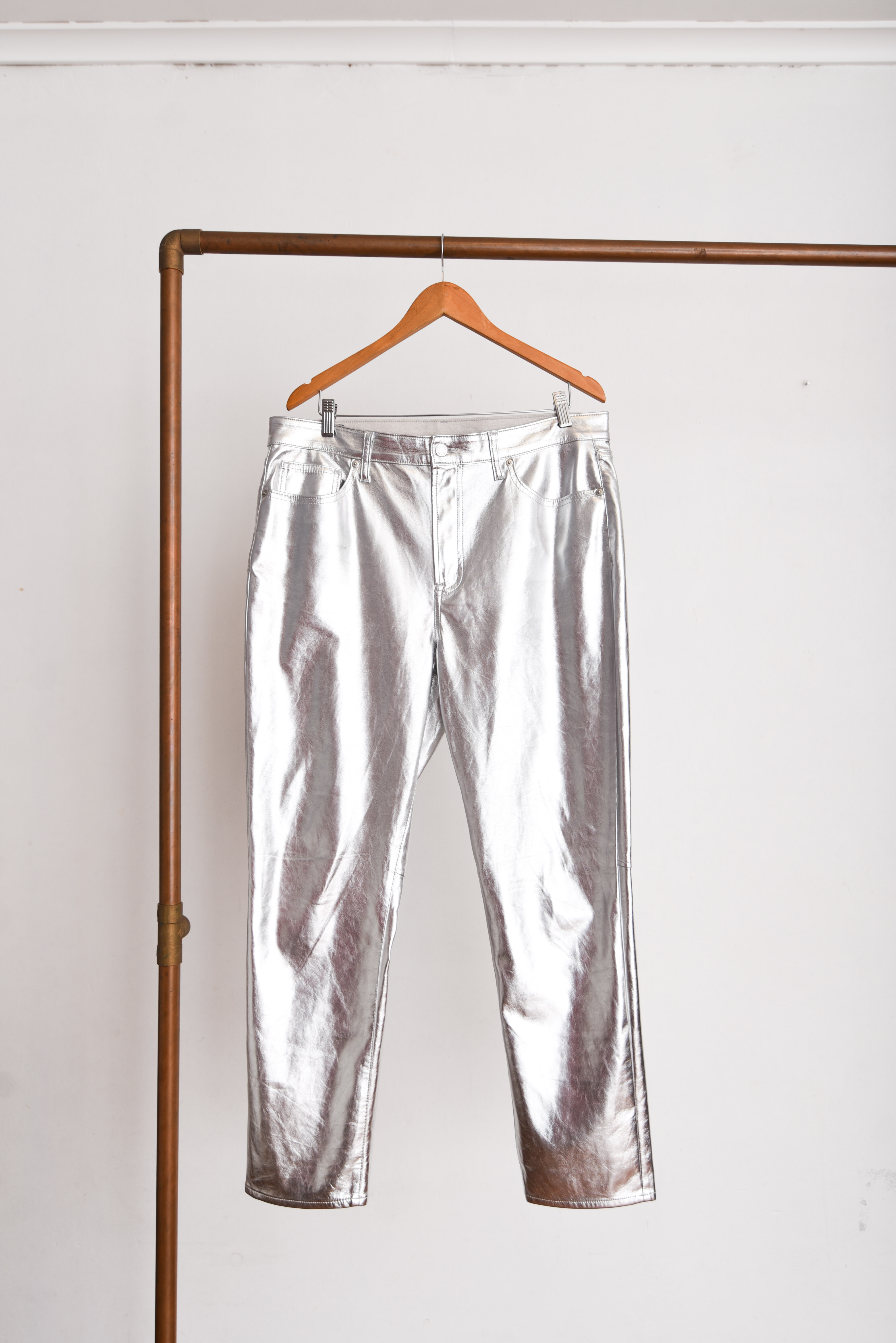 Pantalón silver tiro alto 