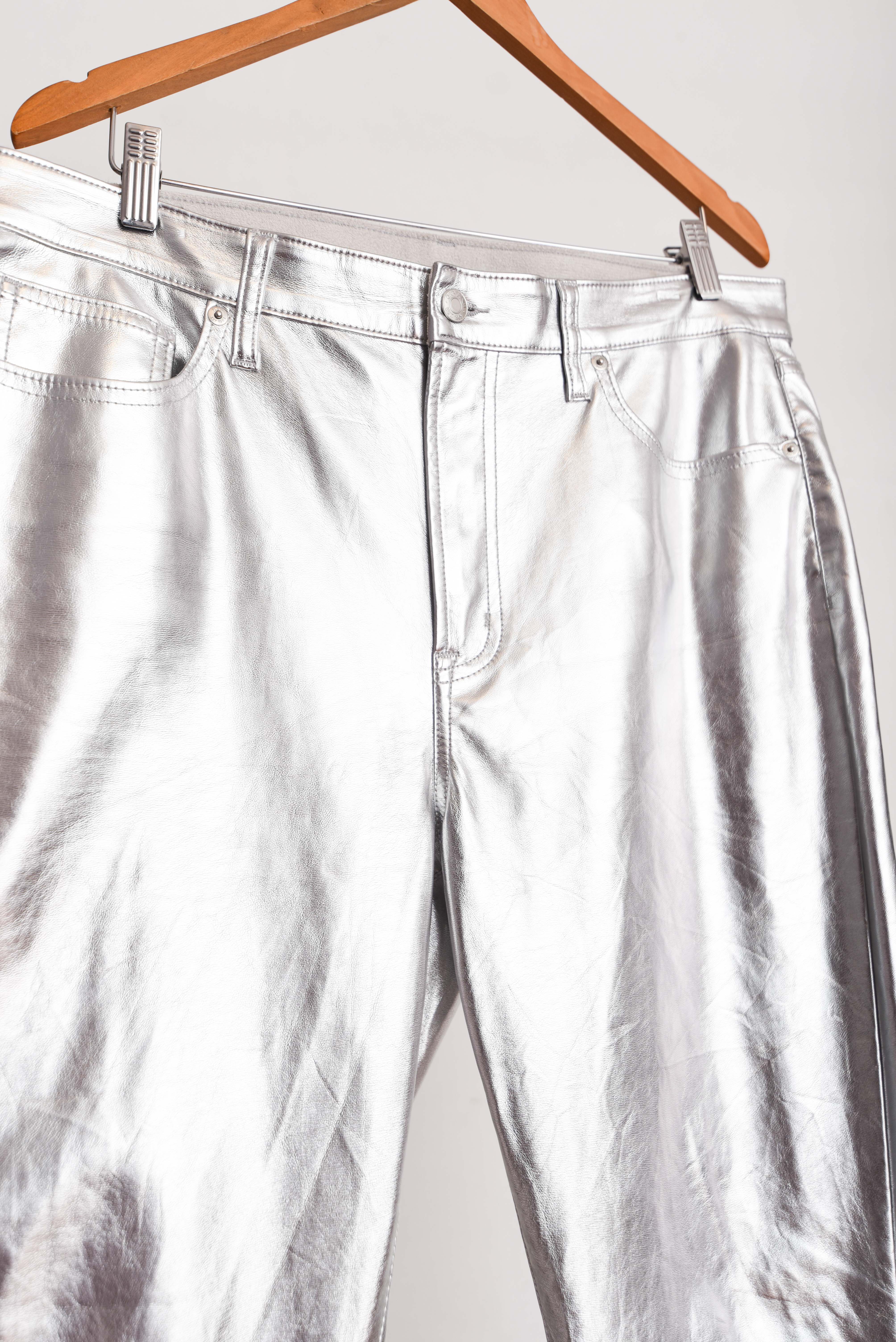Pantalón silver tiro alto 