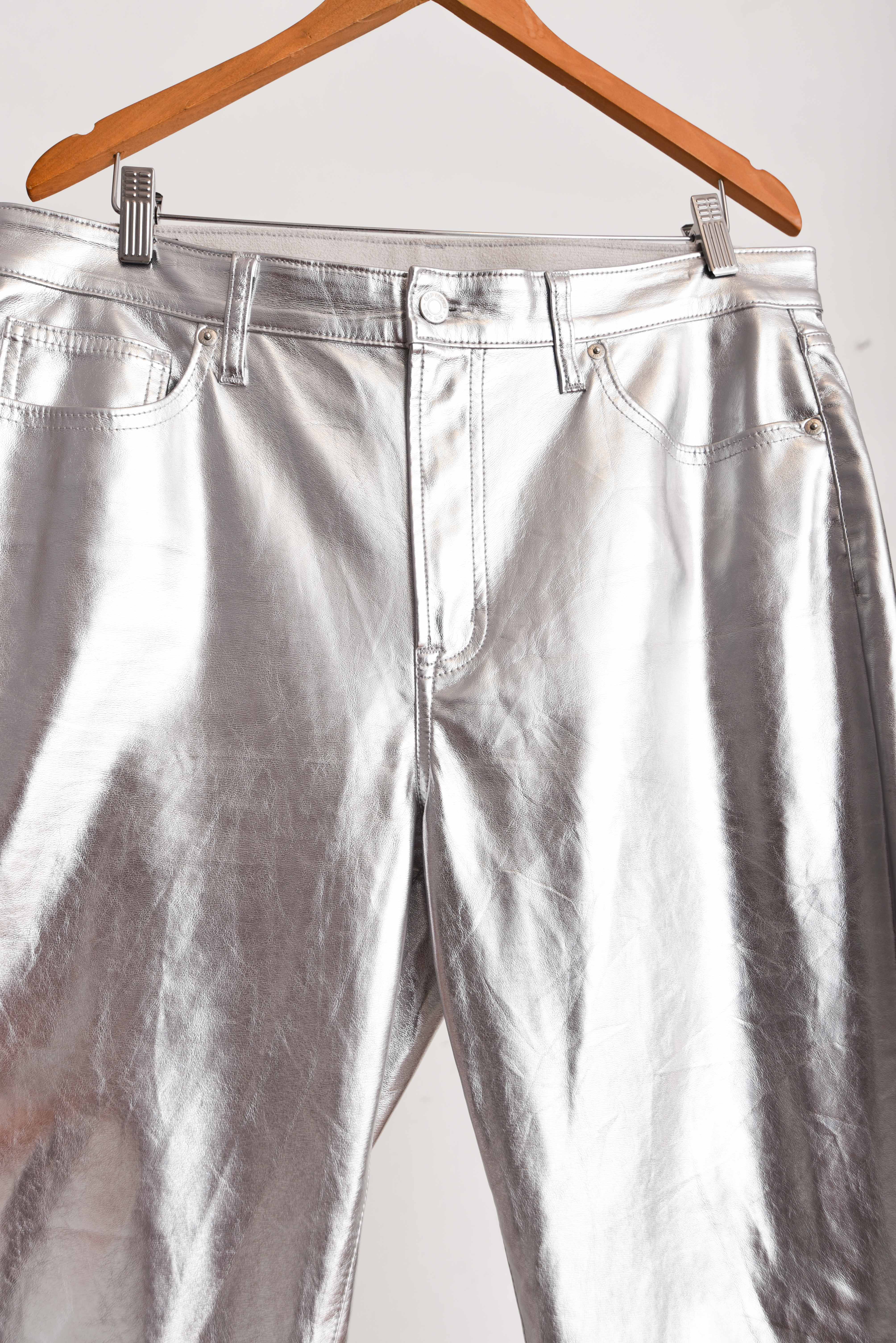 Pantalón silver tiro alto 