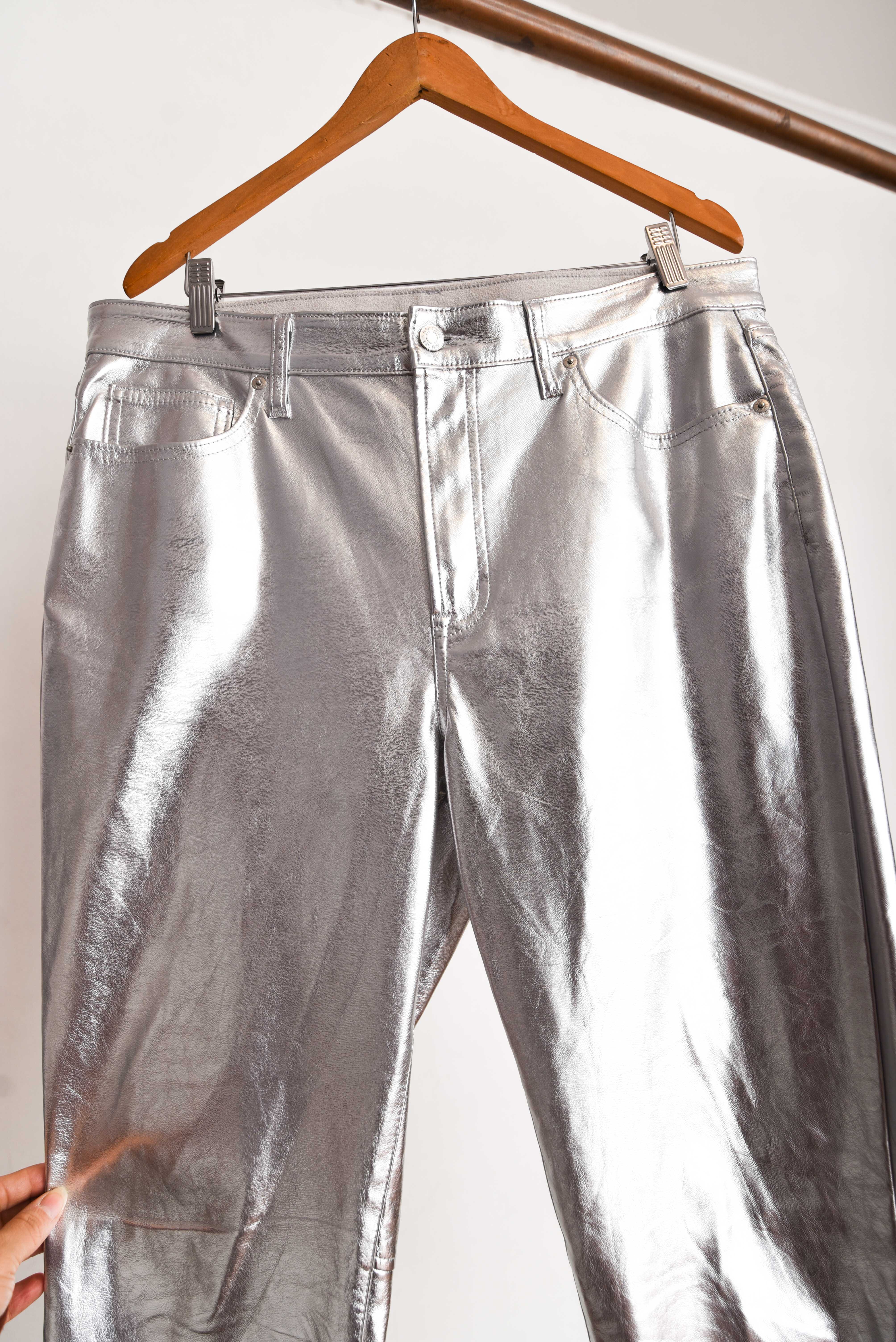 Pantalón silver tiro alto 