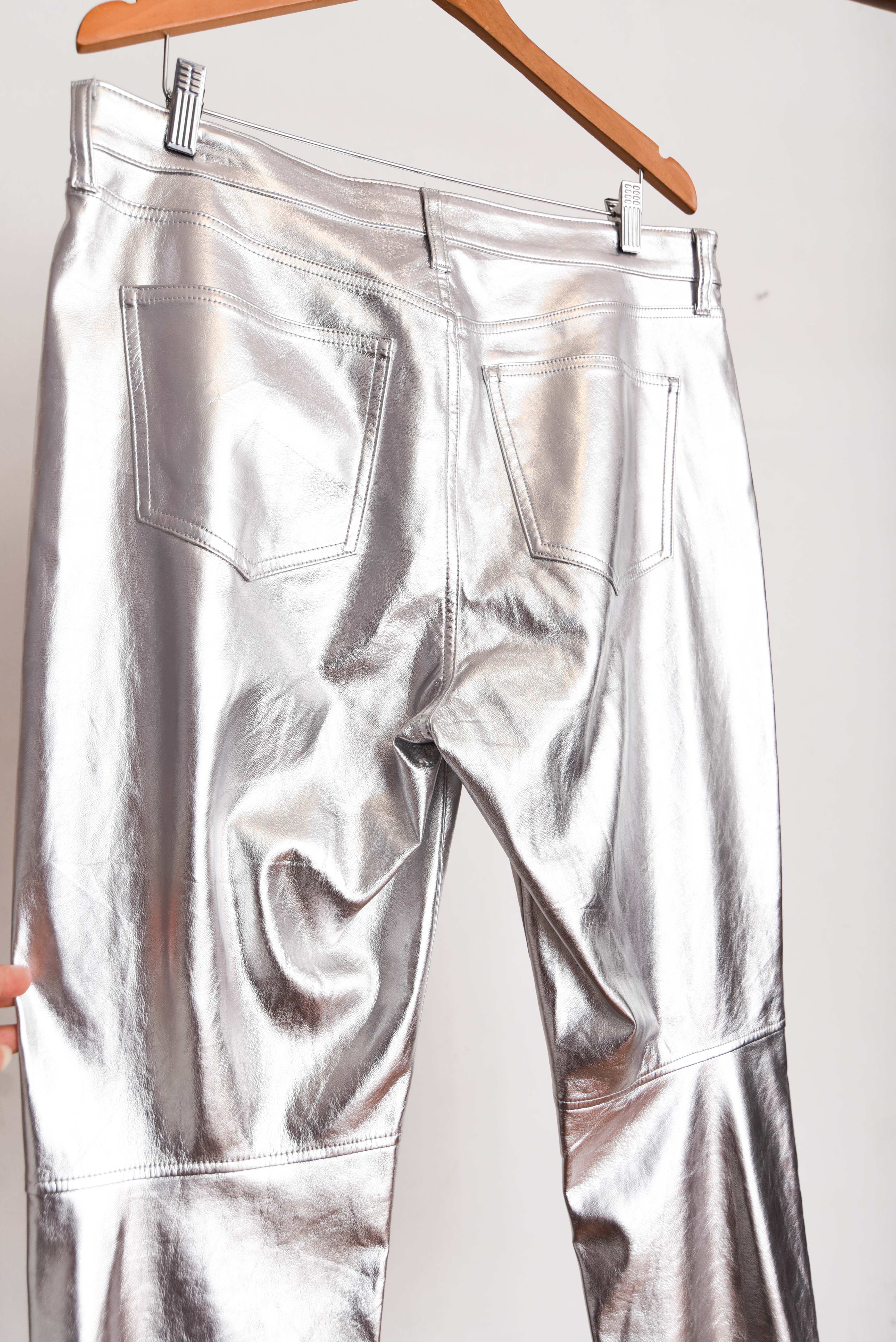 Pantalón silver tiro alto 