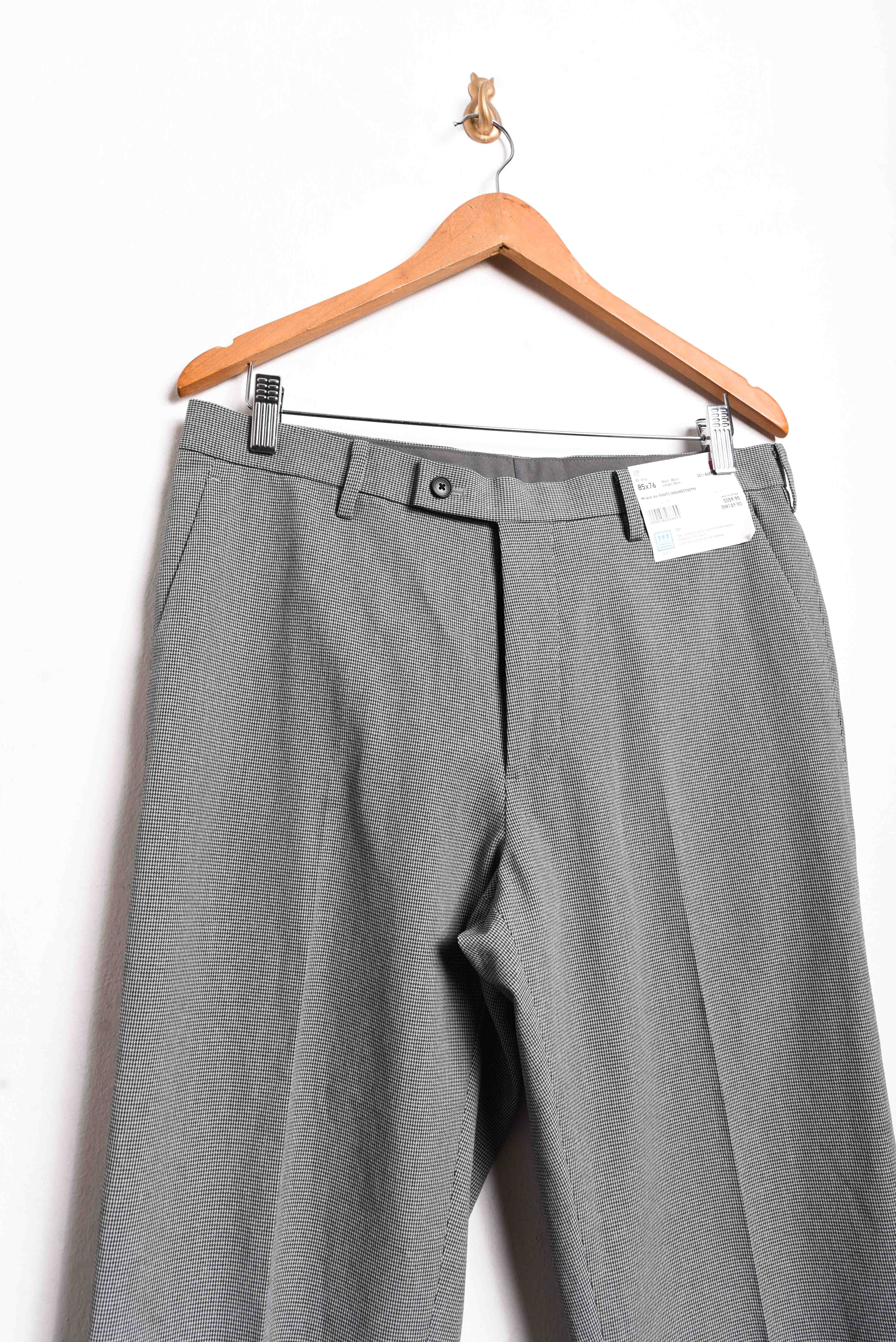 Pantalón gris micro pata de gallo