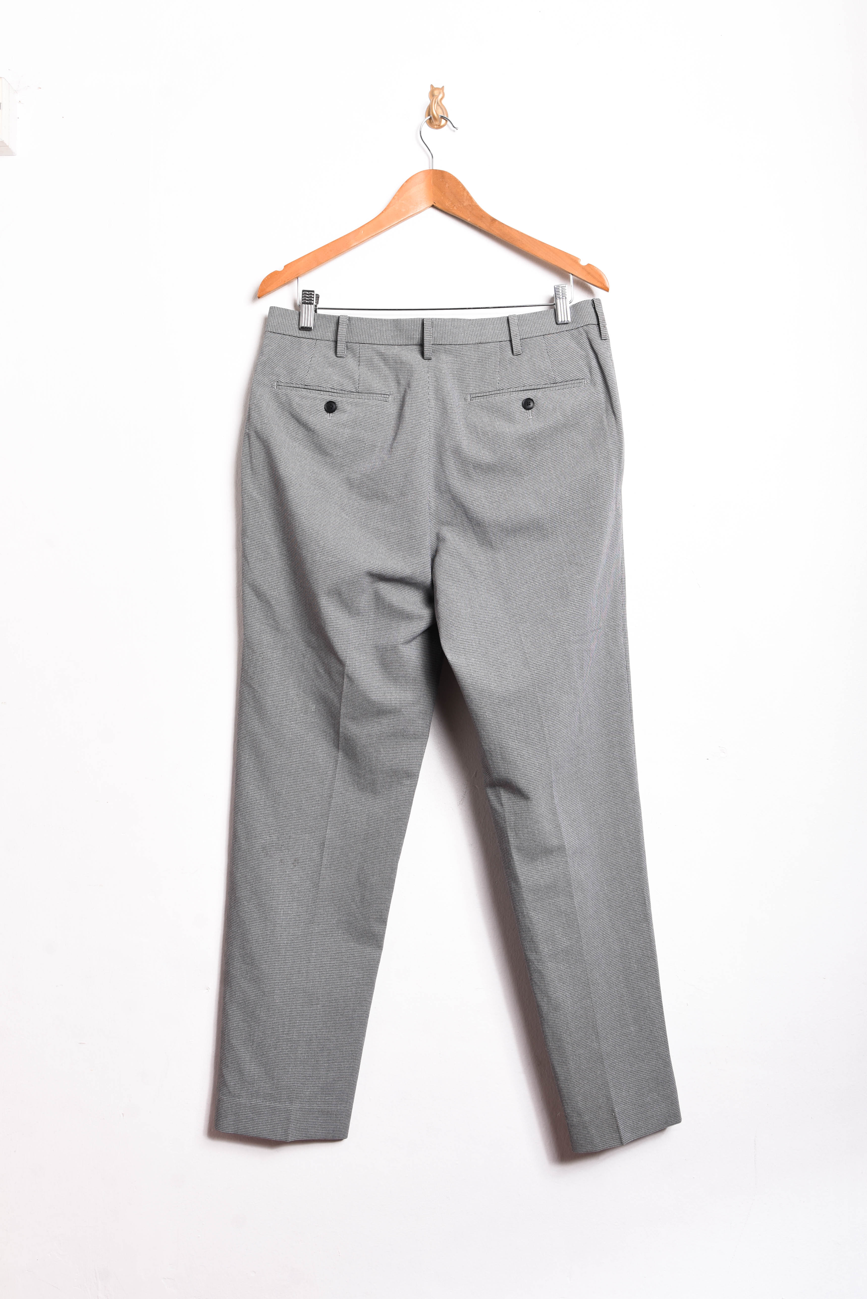 Pantalón gris micro pata de gallo