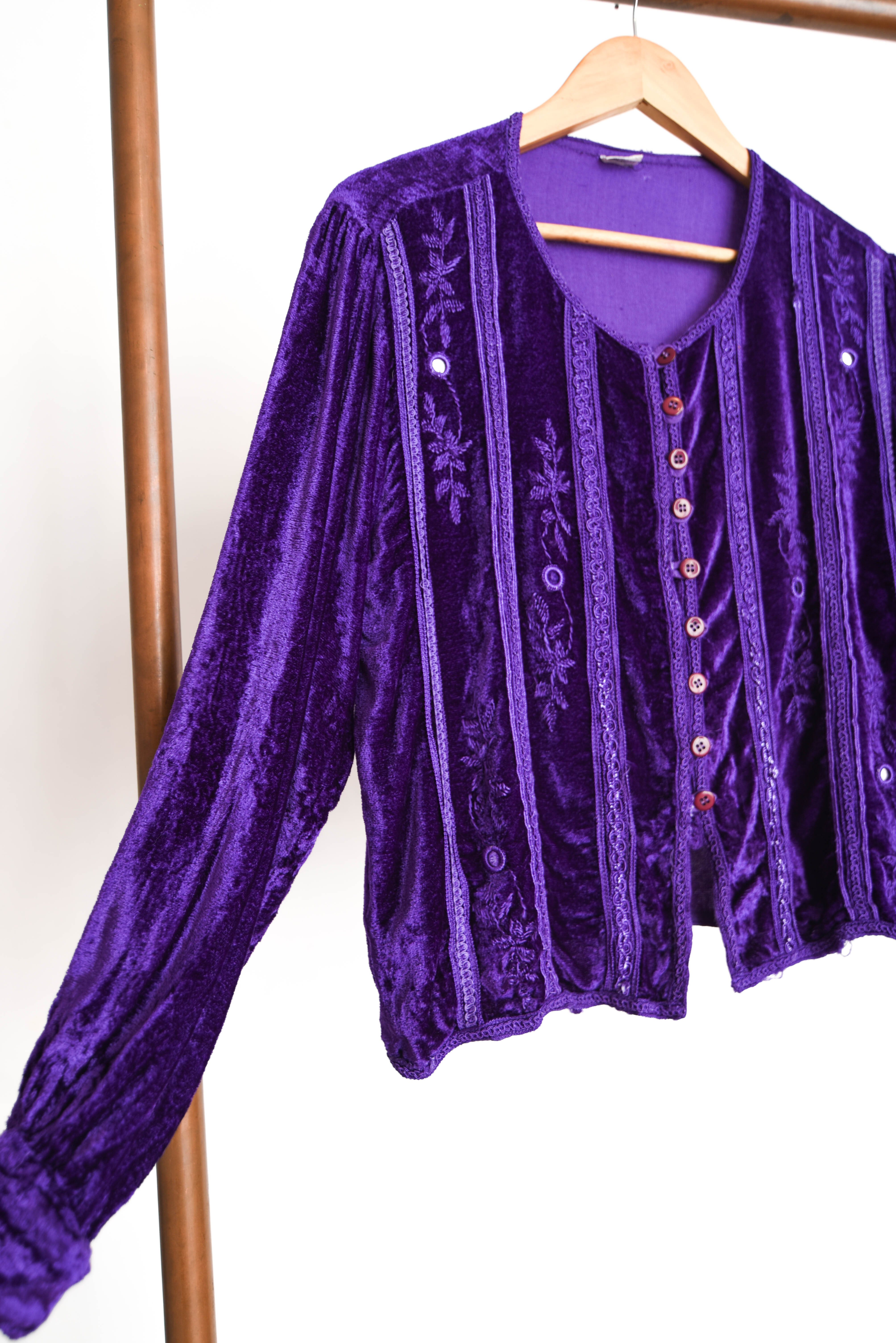 Blusa purple velvet
