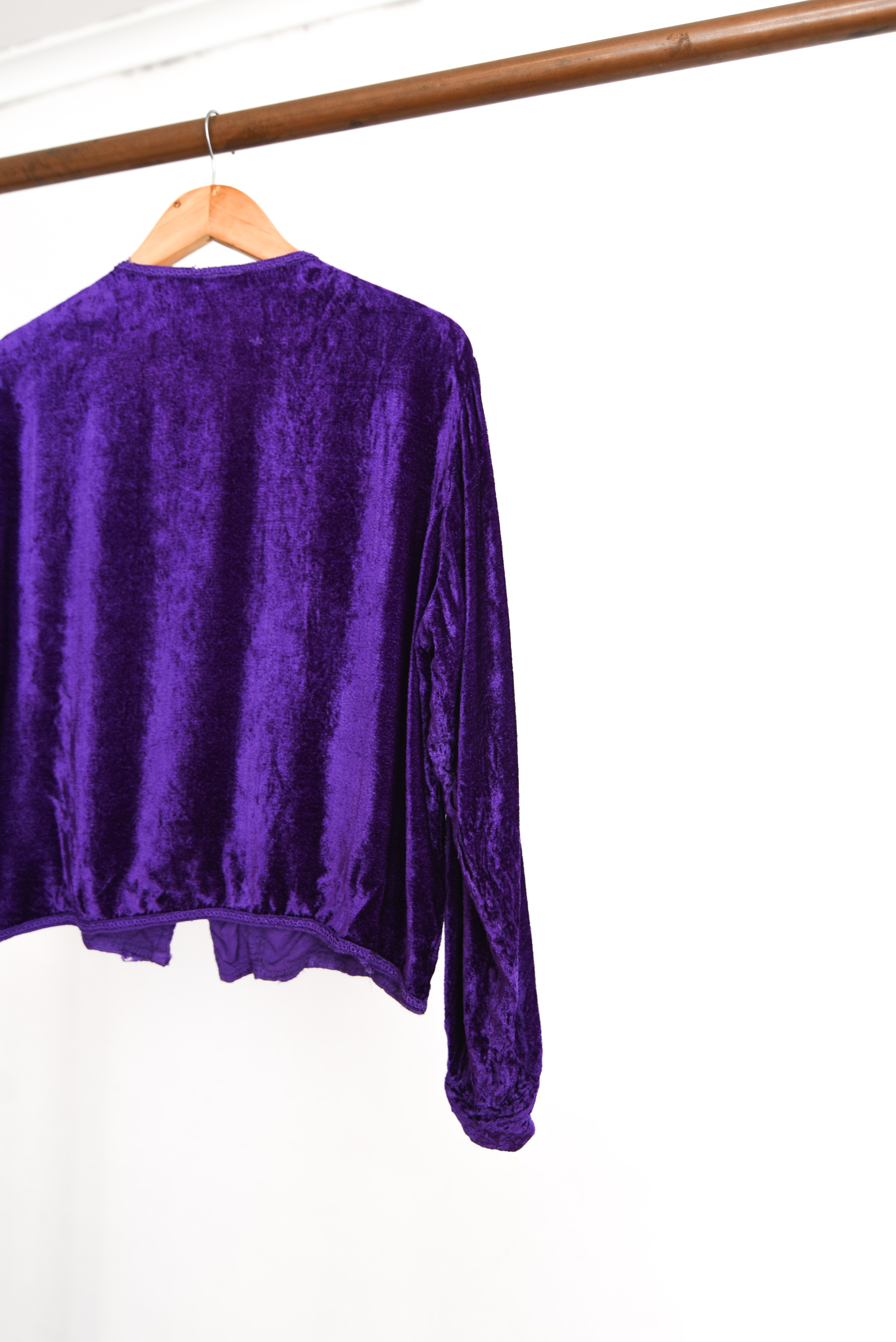 Blusa purple velvet