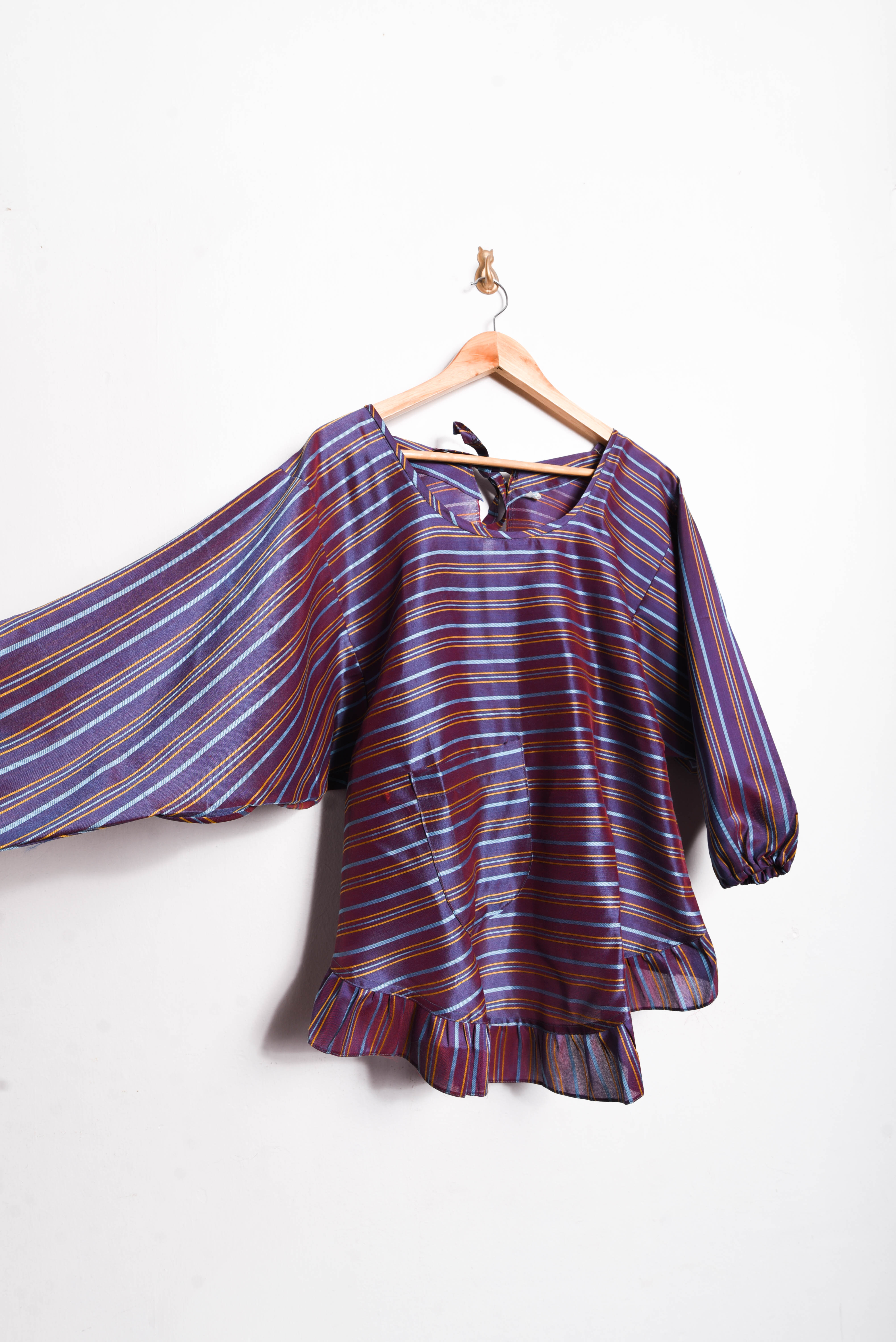 Blusa purple rayada lazitos
