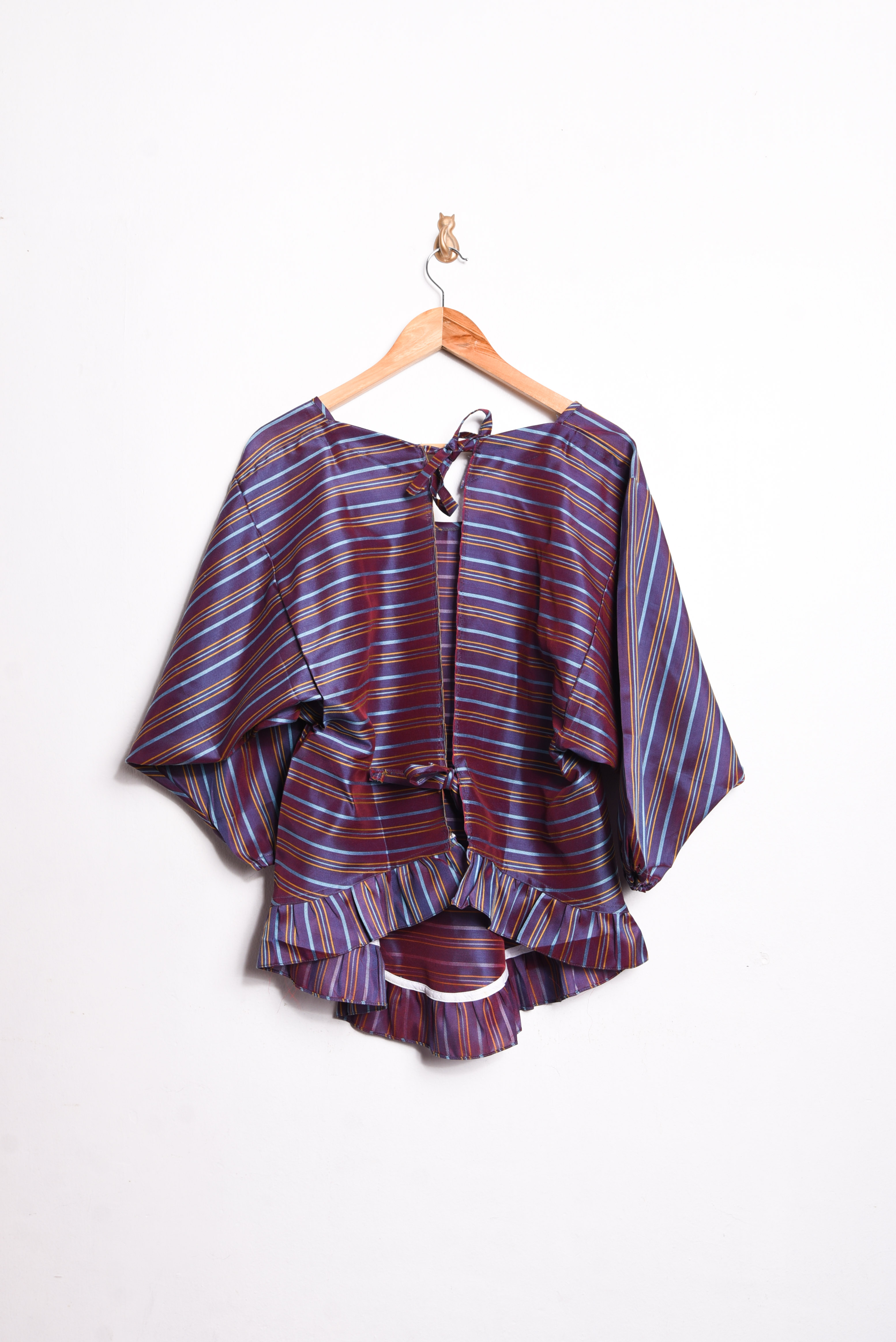 Blusa purple rayada lazitos