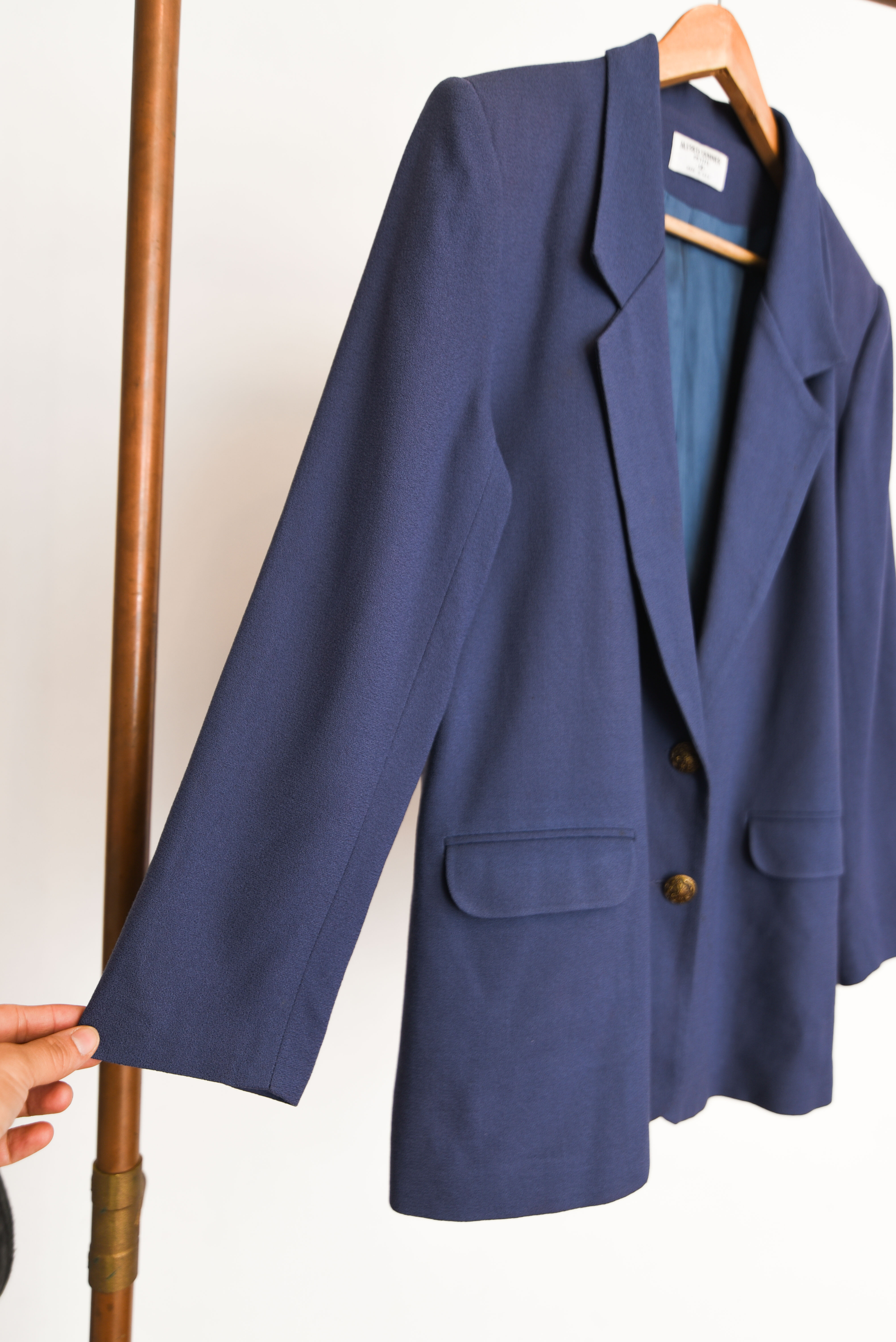 Blazer morado vintage wool