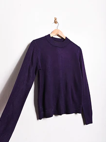 Chaleco morado 90s