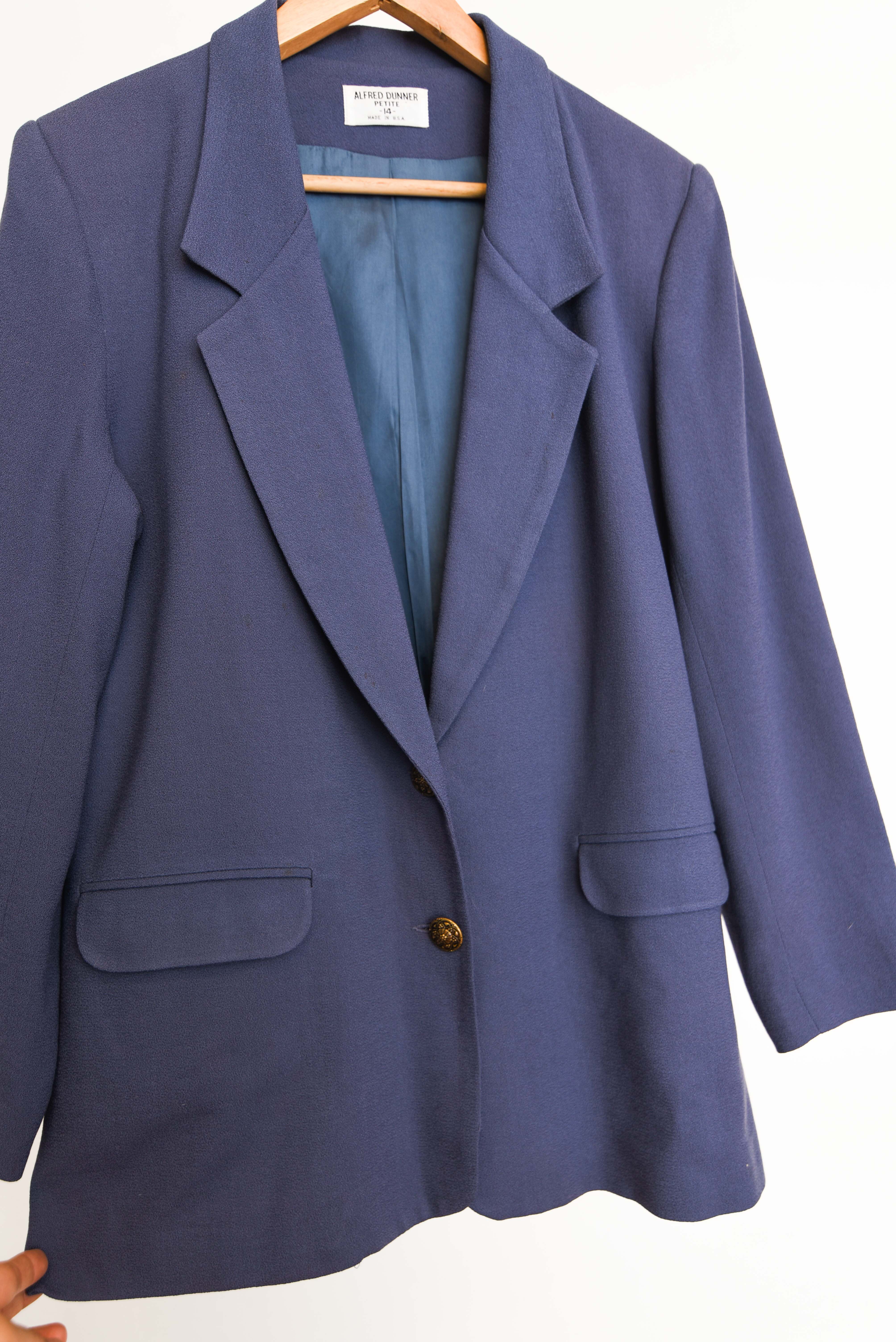 Blazer morado vintage wool