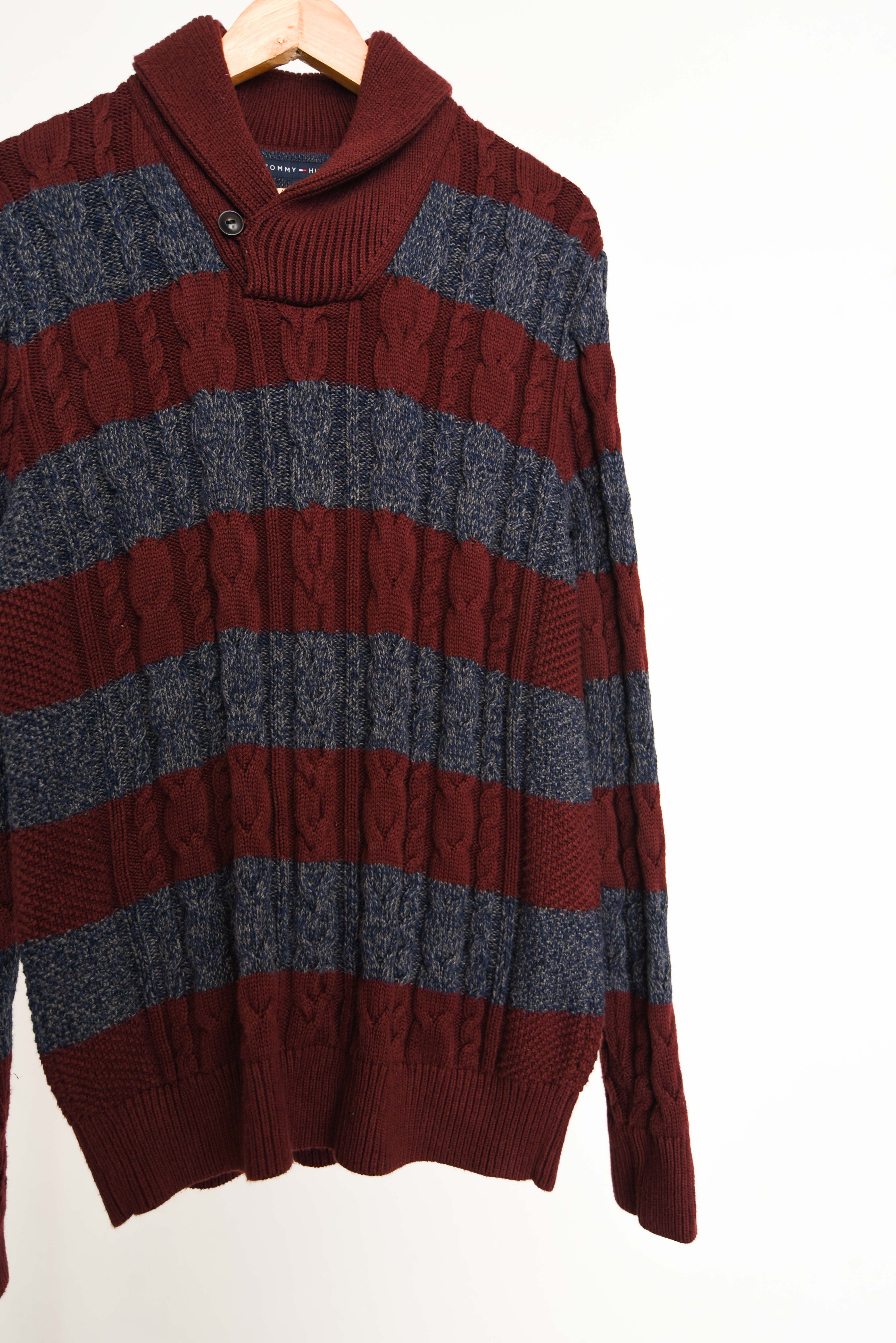 Chaleco burdeo Tommy Hilfiger