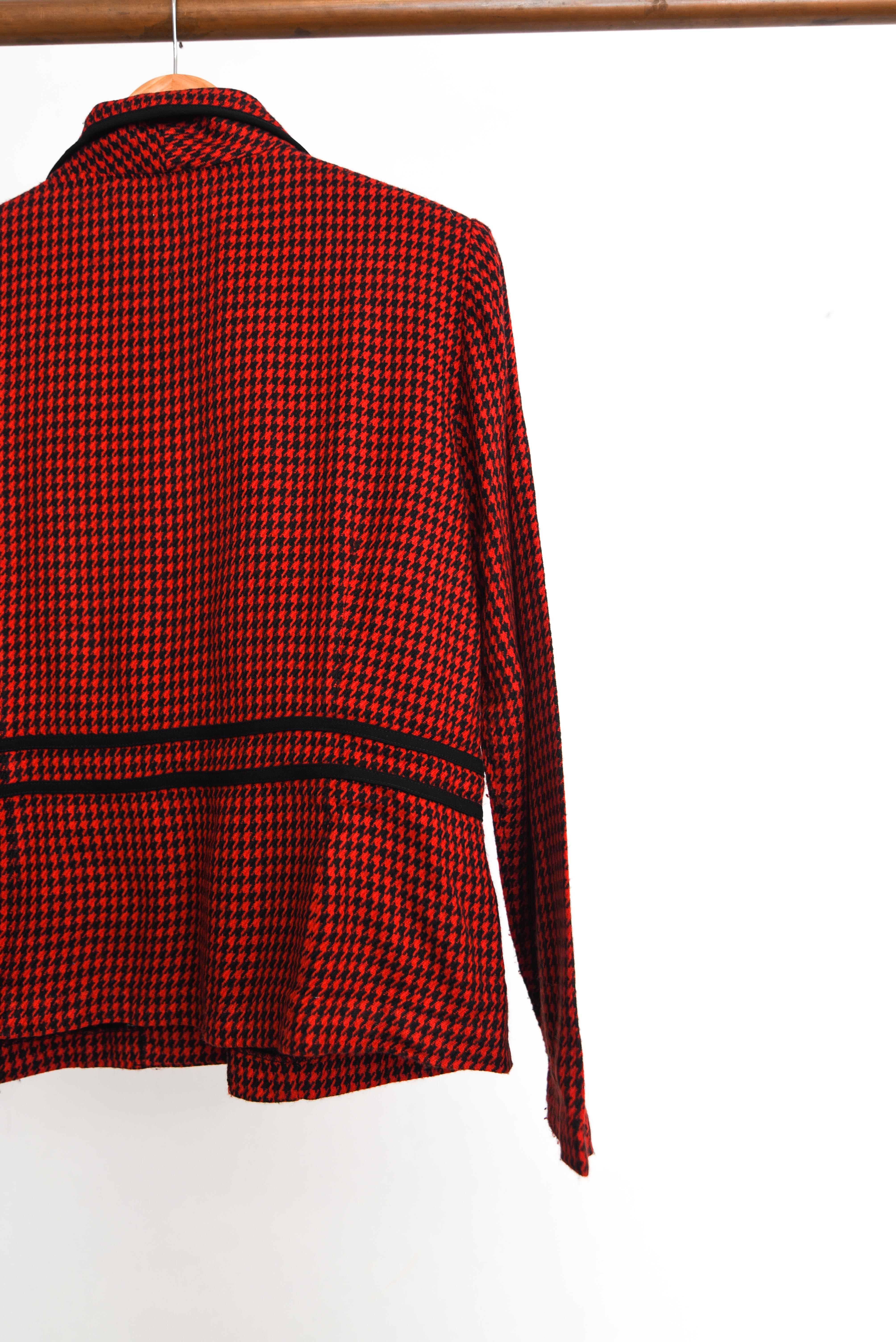 Blazer pata de gallo red