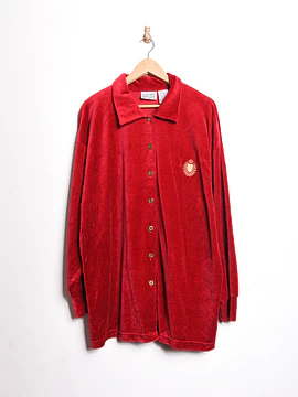Camisa roja plush royal 90s