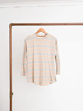 Top beige rayado