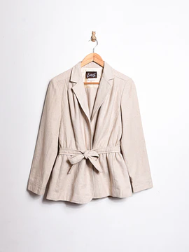 Blazer marfil lazito wool vintage