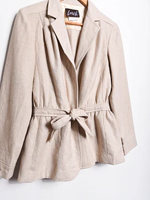 Blazer marfil lazito wool vintage