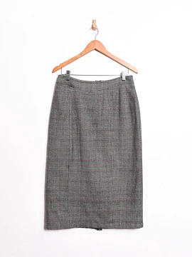 Falda lana vintage made in Chile