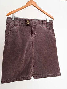 Falda cotelé gris purple 2002