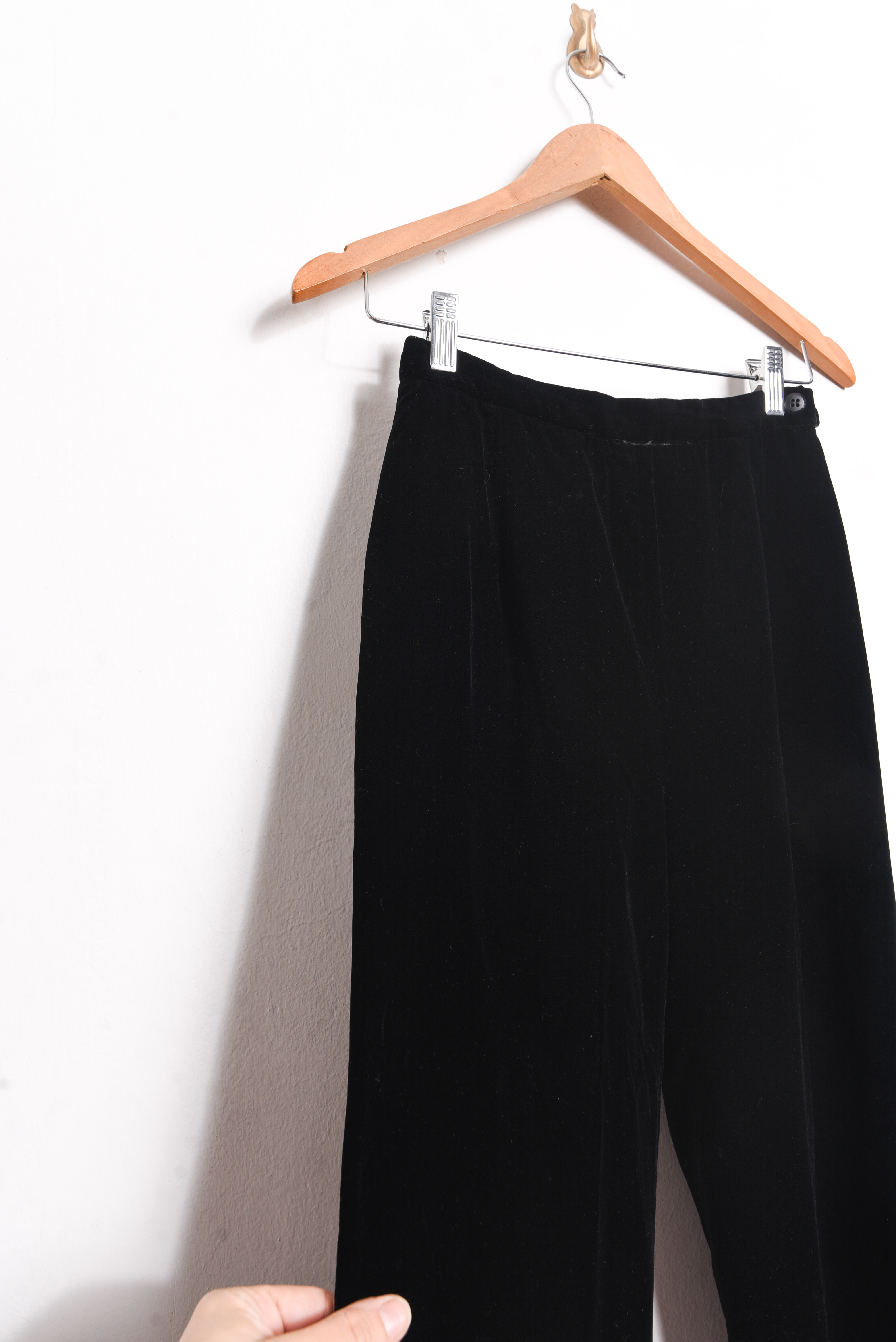 Pantalón black velvet vintage