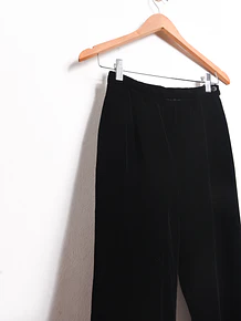 Pantalón black velvet vintage