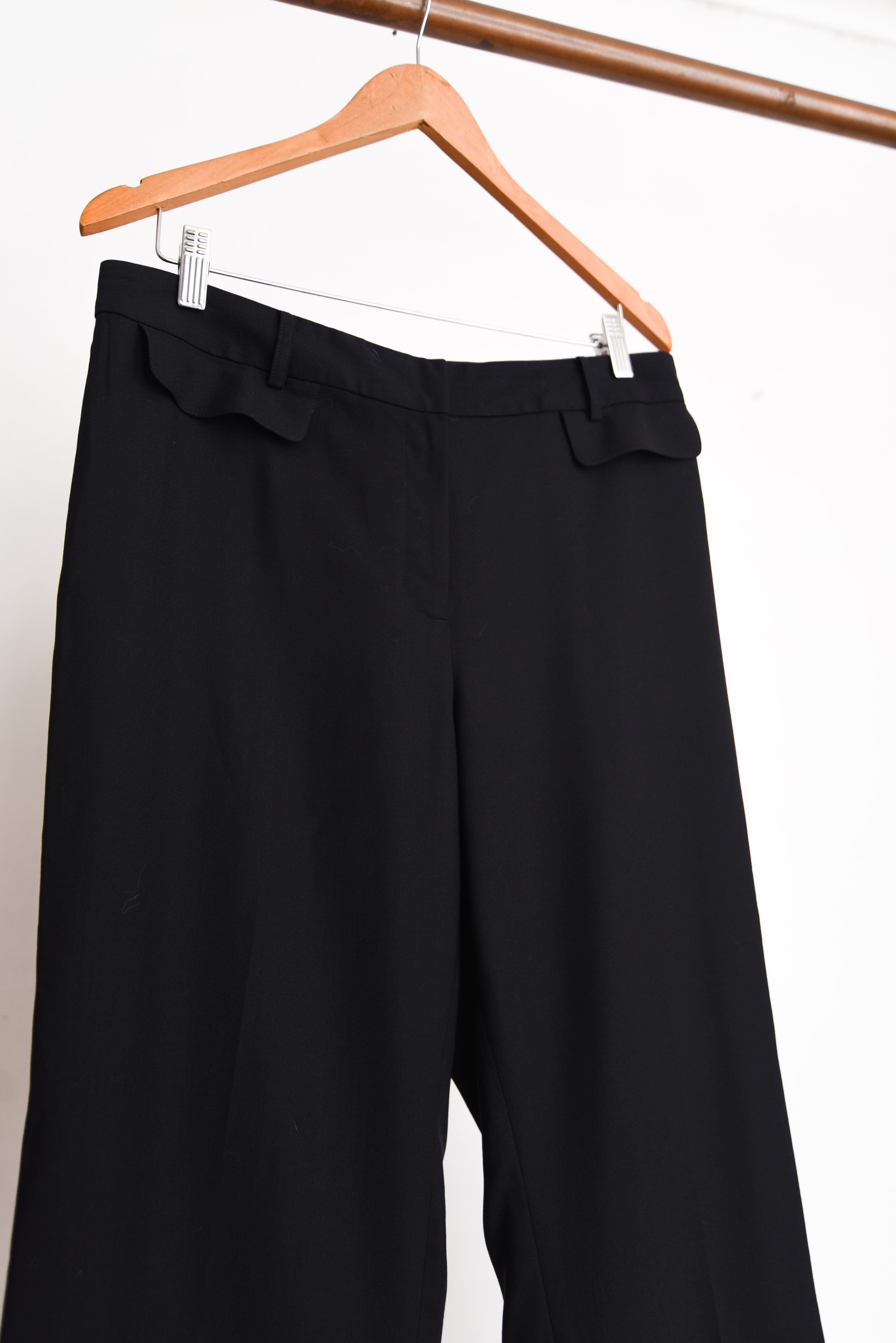 Pantalón formal wool palazzo