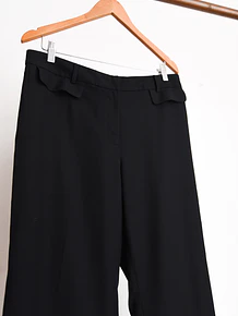 Pantalón formal wool palazzo