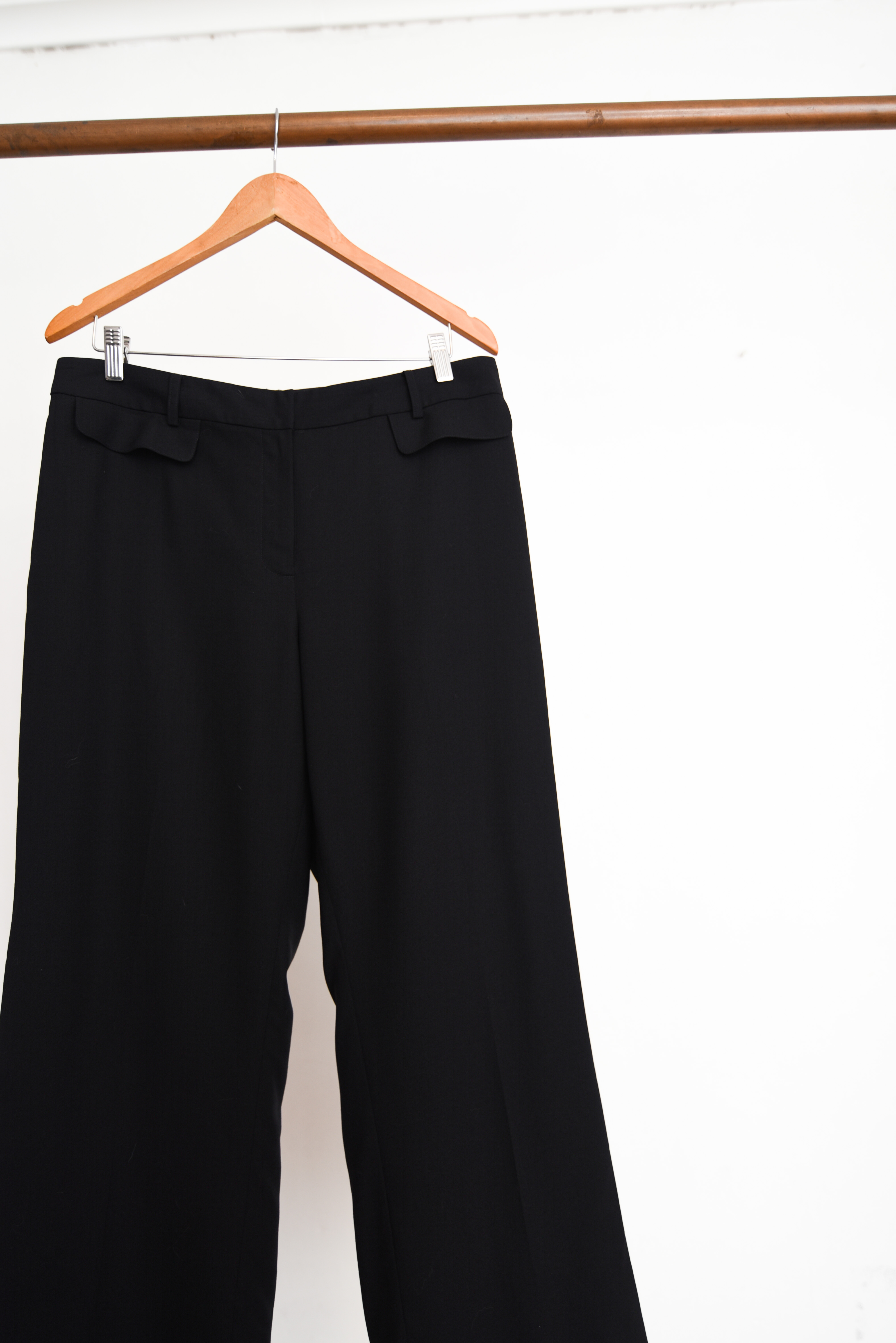 Pantalón formal wool palazzo