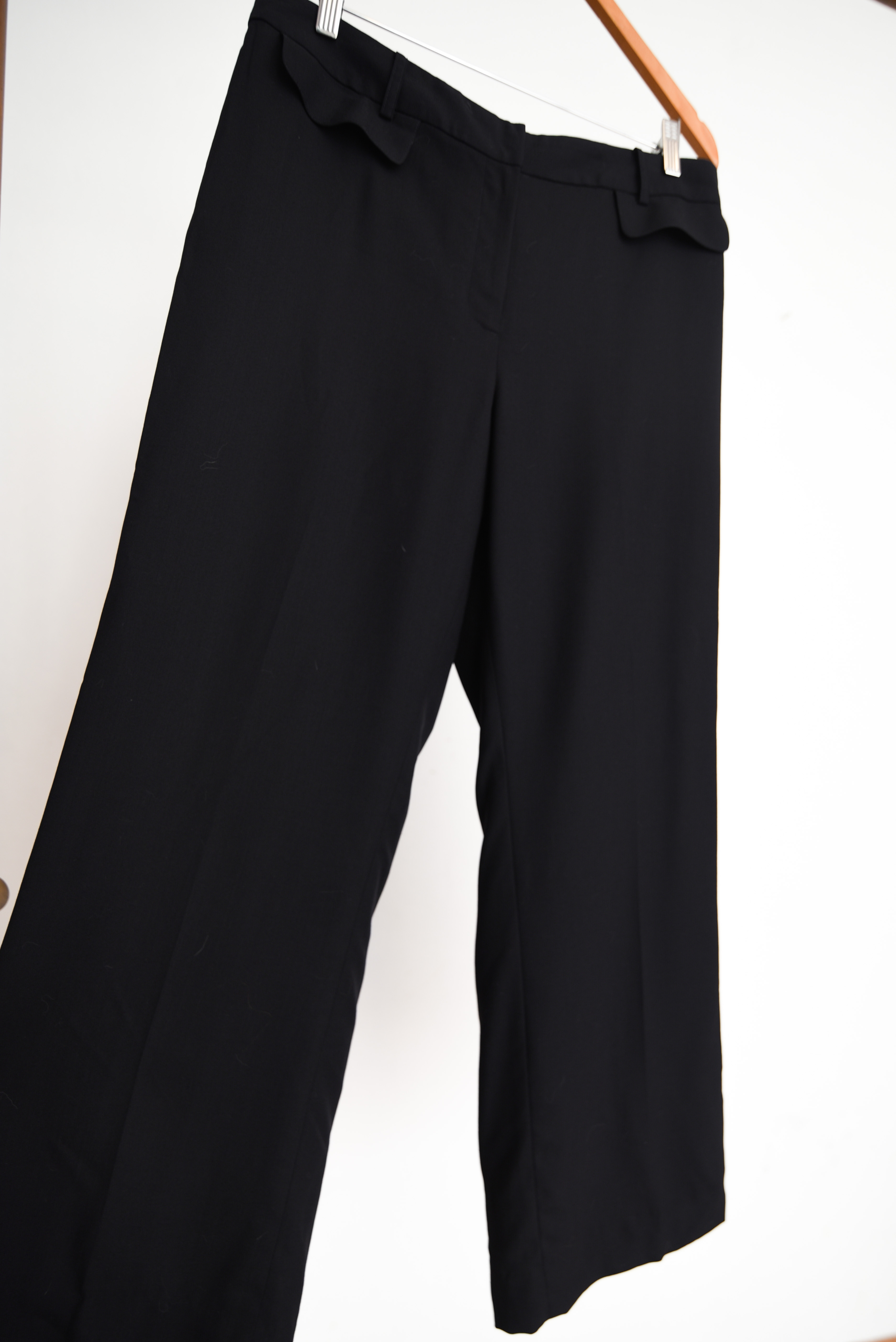 Pantalón formal wool palazzo