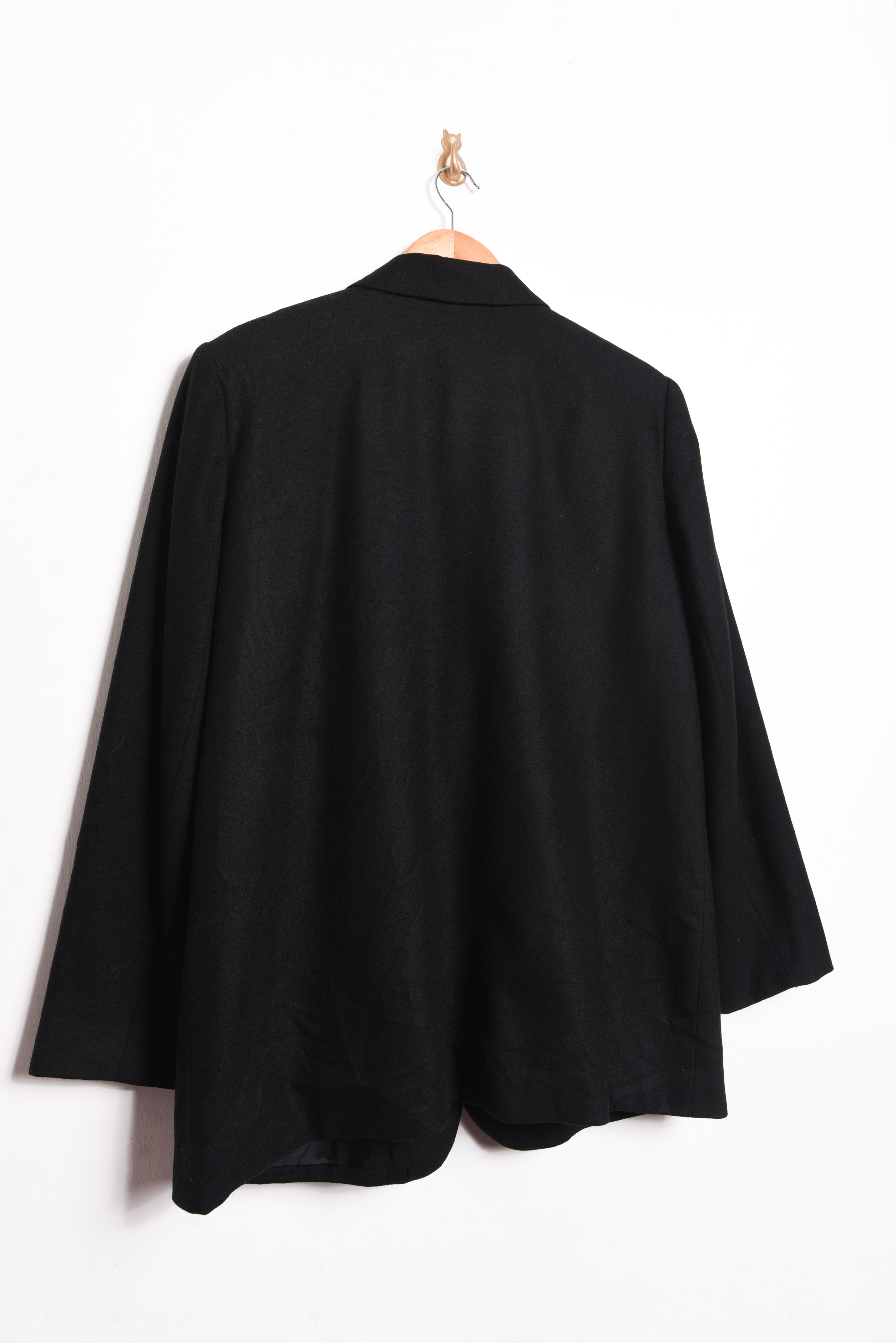 Blazer negro lana 90s