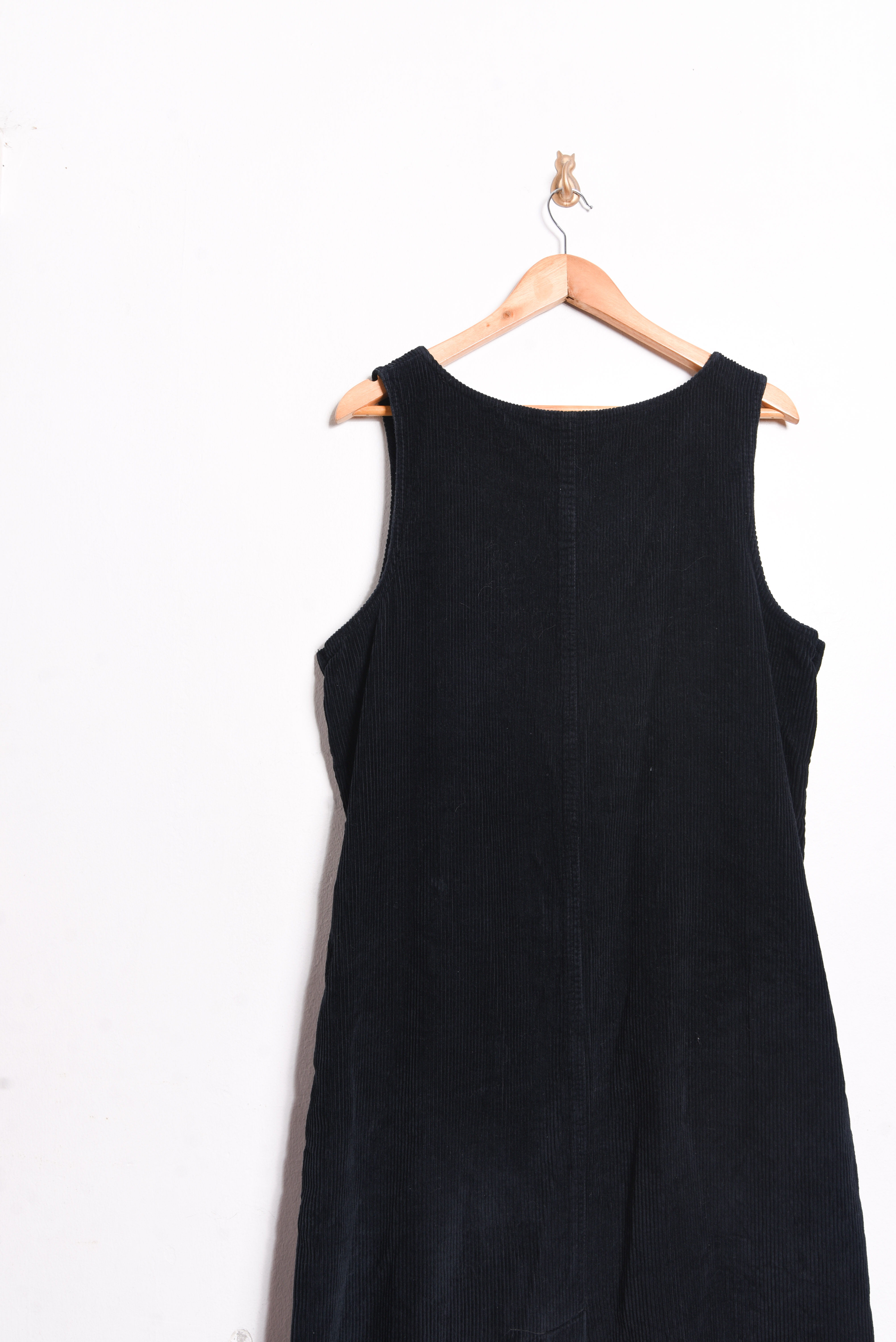 Jumper cotelé negro azulado 90s