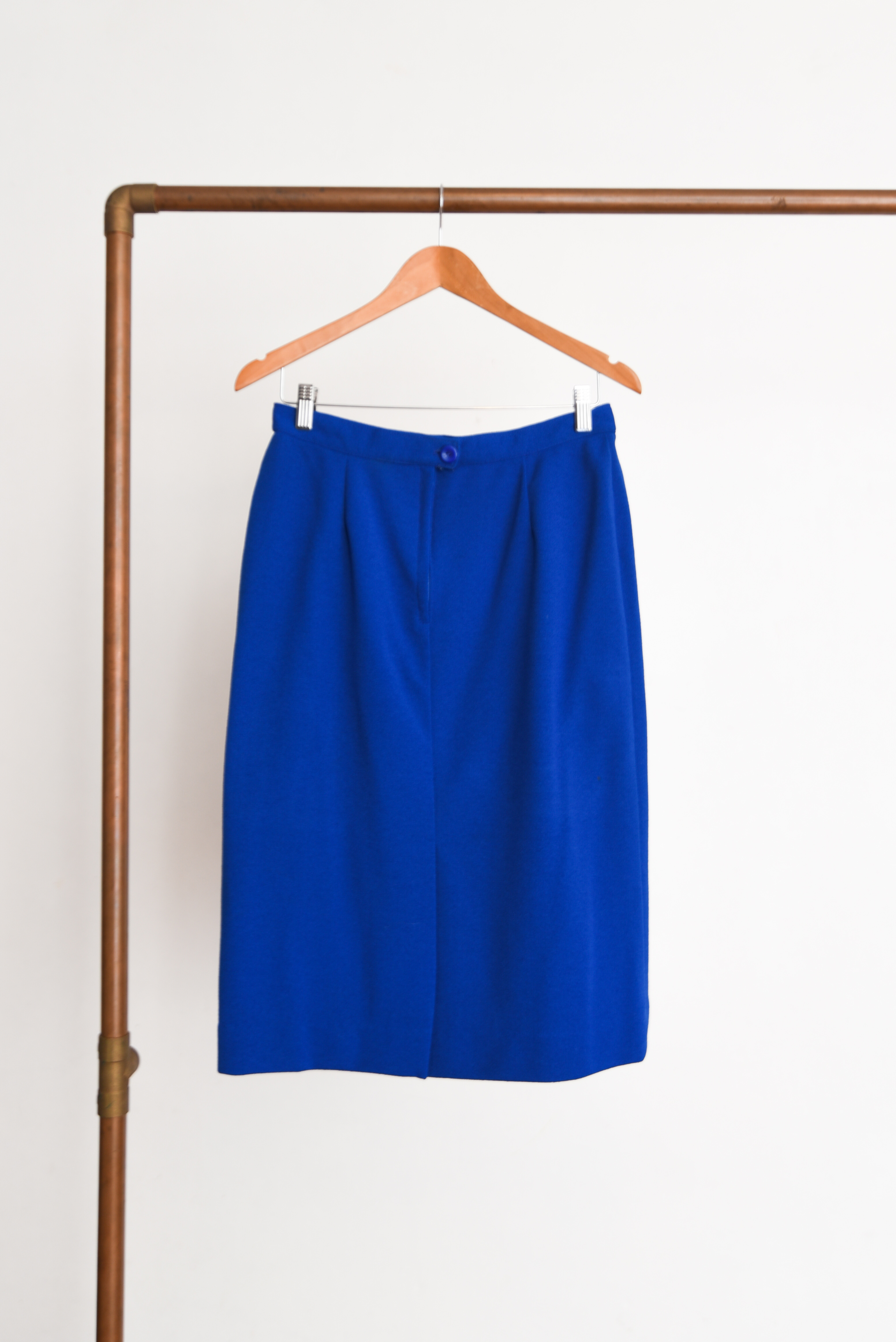 Falda vintage azul klein