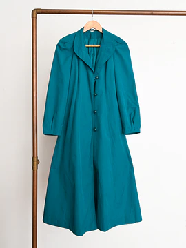 Trench 80s turquesa
