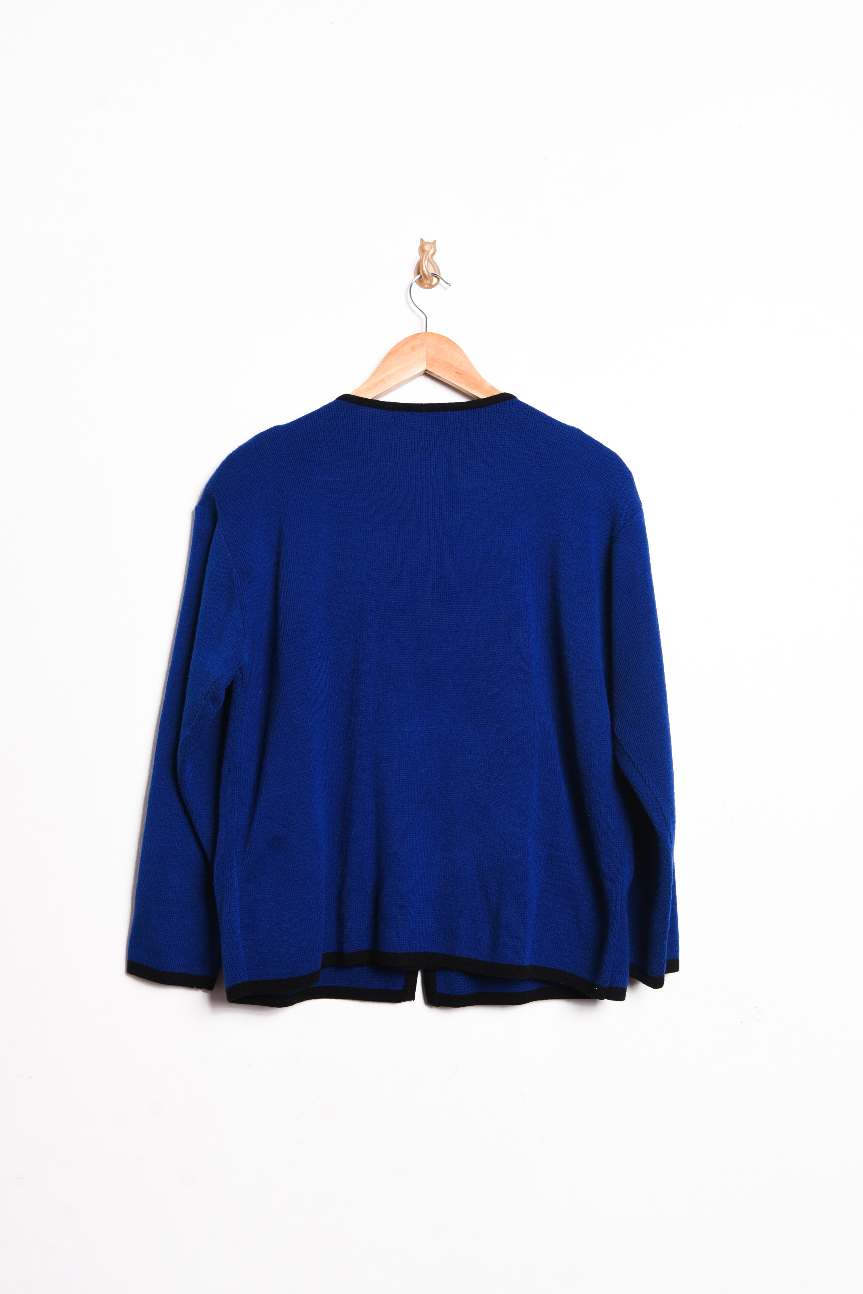 Chaleco azul klein 90s cardigan