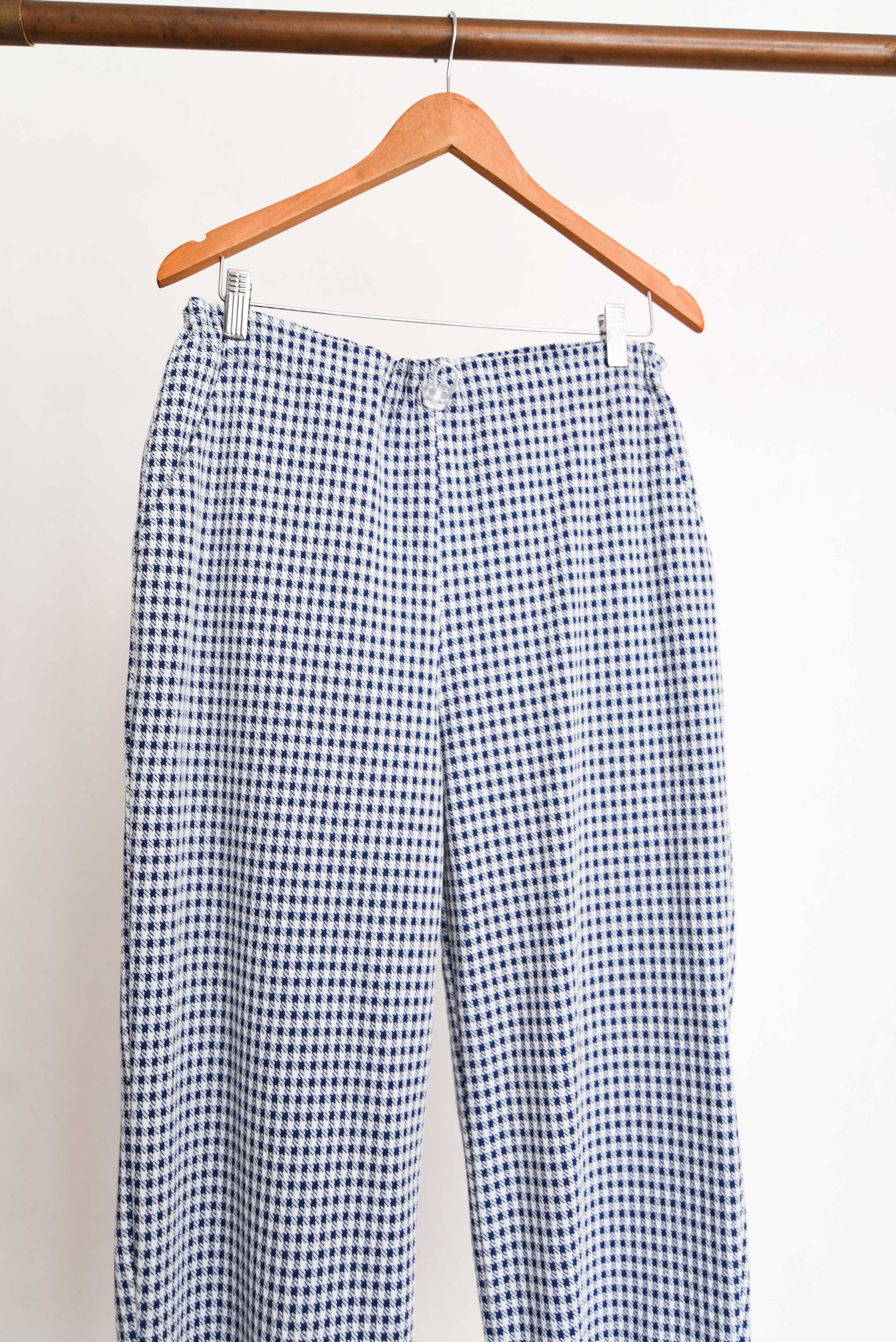 Pantalón bicolor gingham
