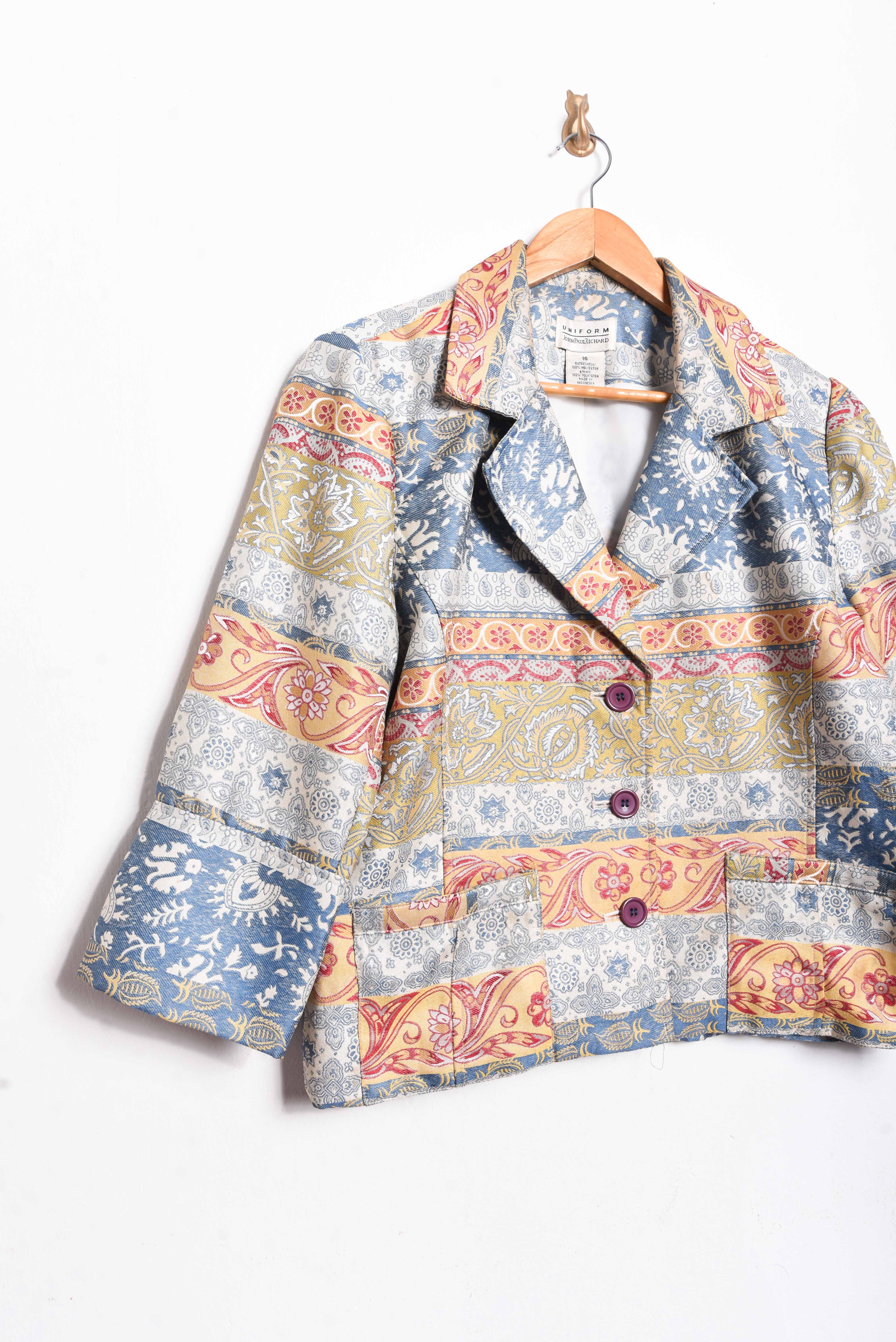Blazer brocato paisley