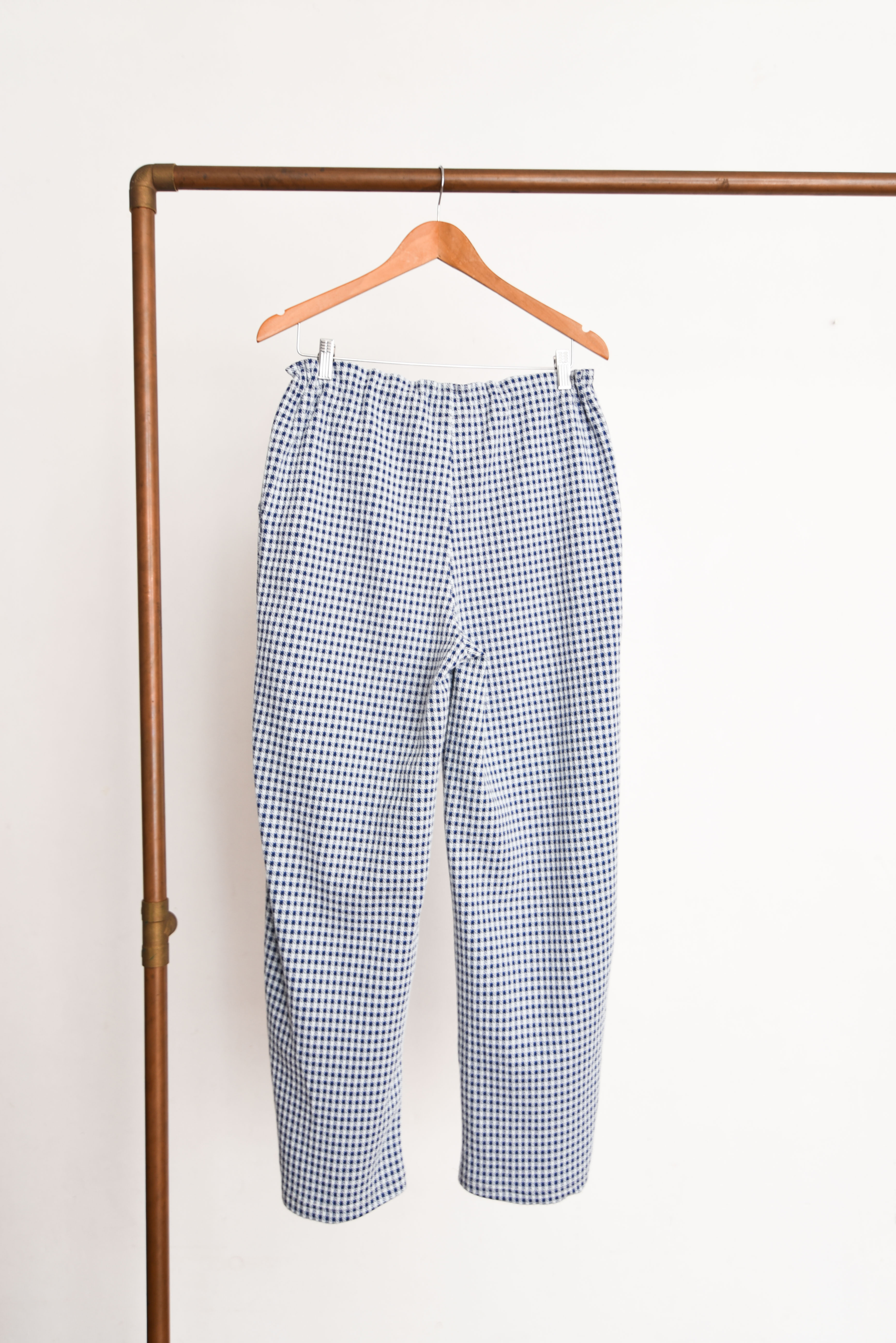 Pantalón bicolor gingham