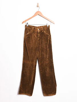 Pantalón cotelé 70s camel