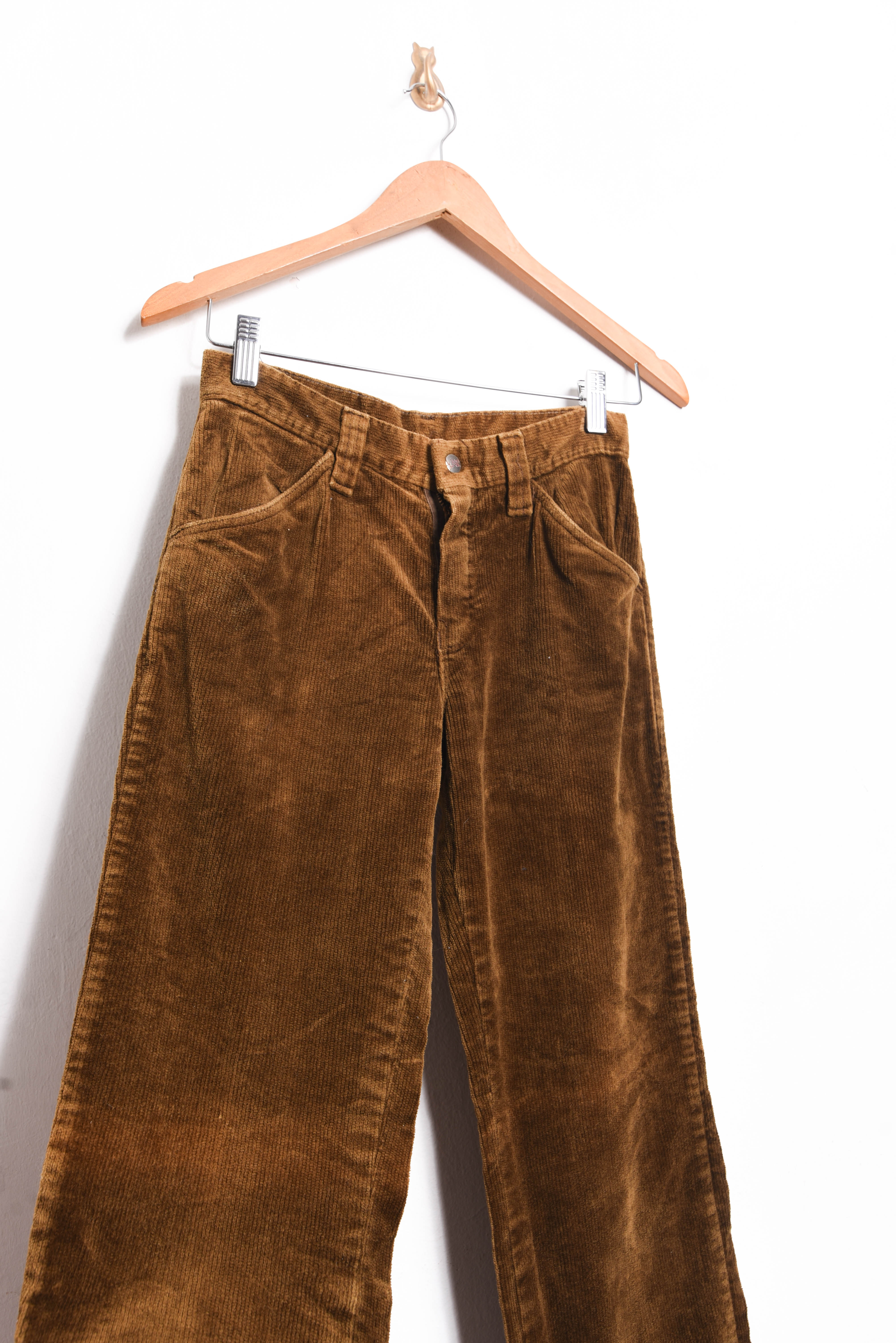 Pantalón cotelé 70s camel