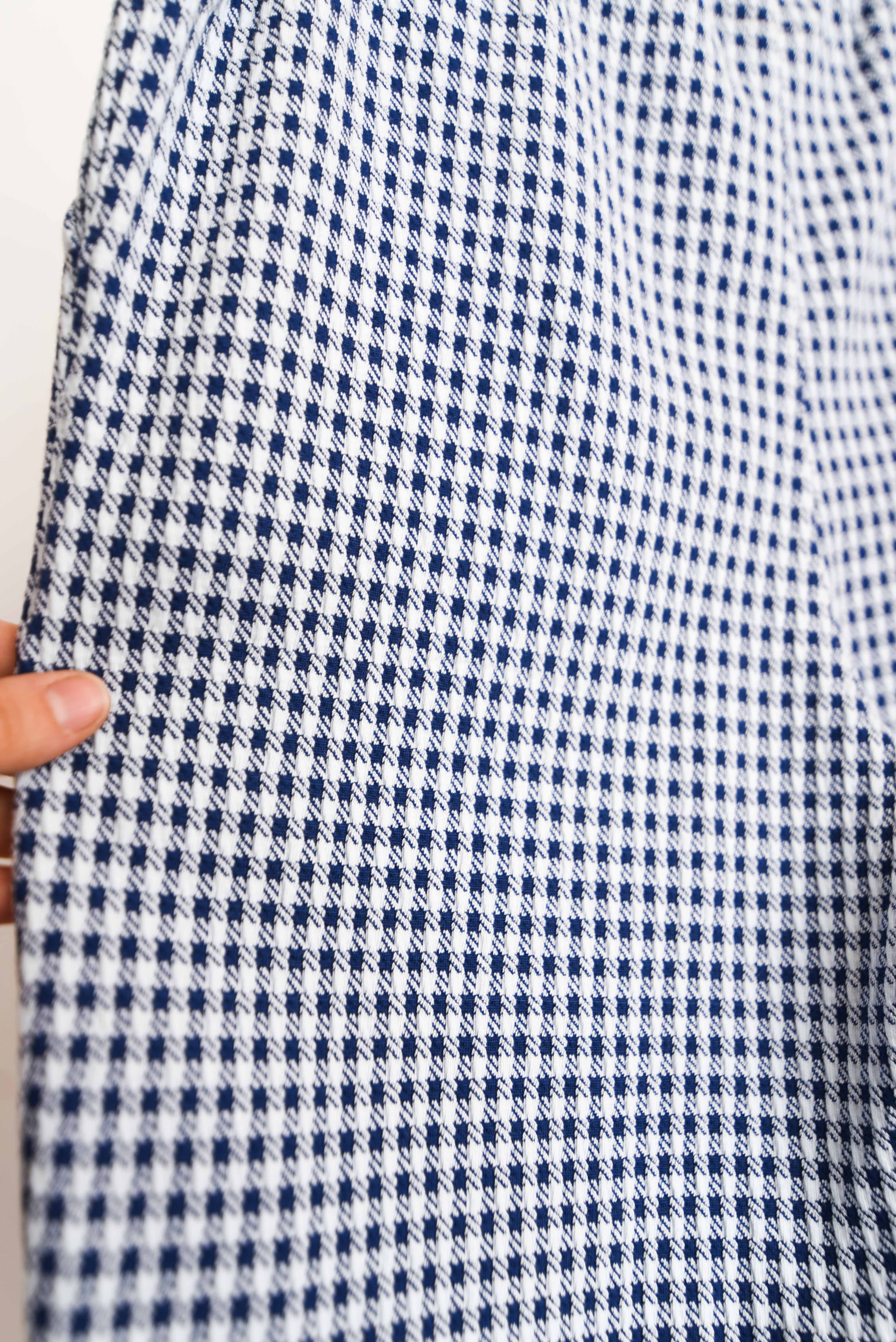 Pantalón bicolor gingham