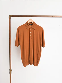 Top tejido camel 70s