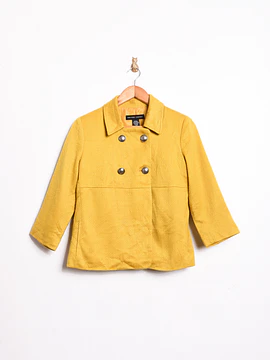 Chaqueta amarillo mostaza espiga