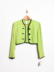 Chaqueta verde 80s 