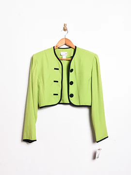 Chaqueta verde 80s 