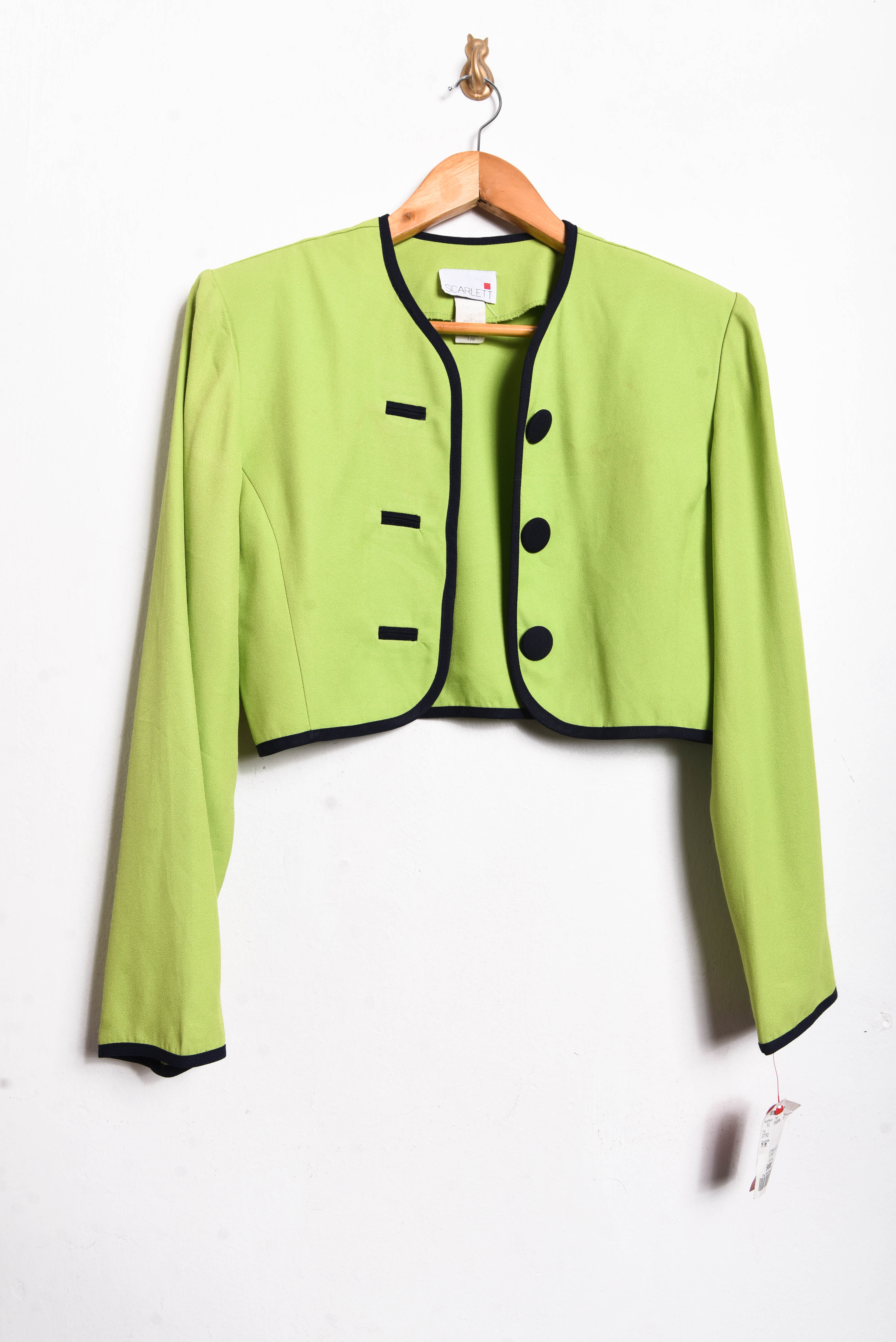 Chaqueta verde 80s 
