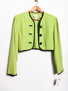 Chaqueta verde 80s 