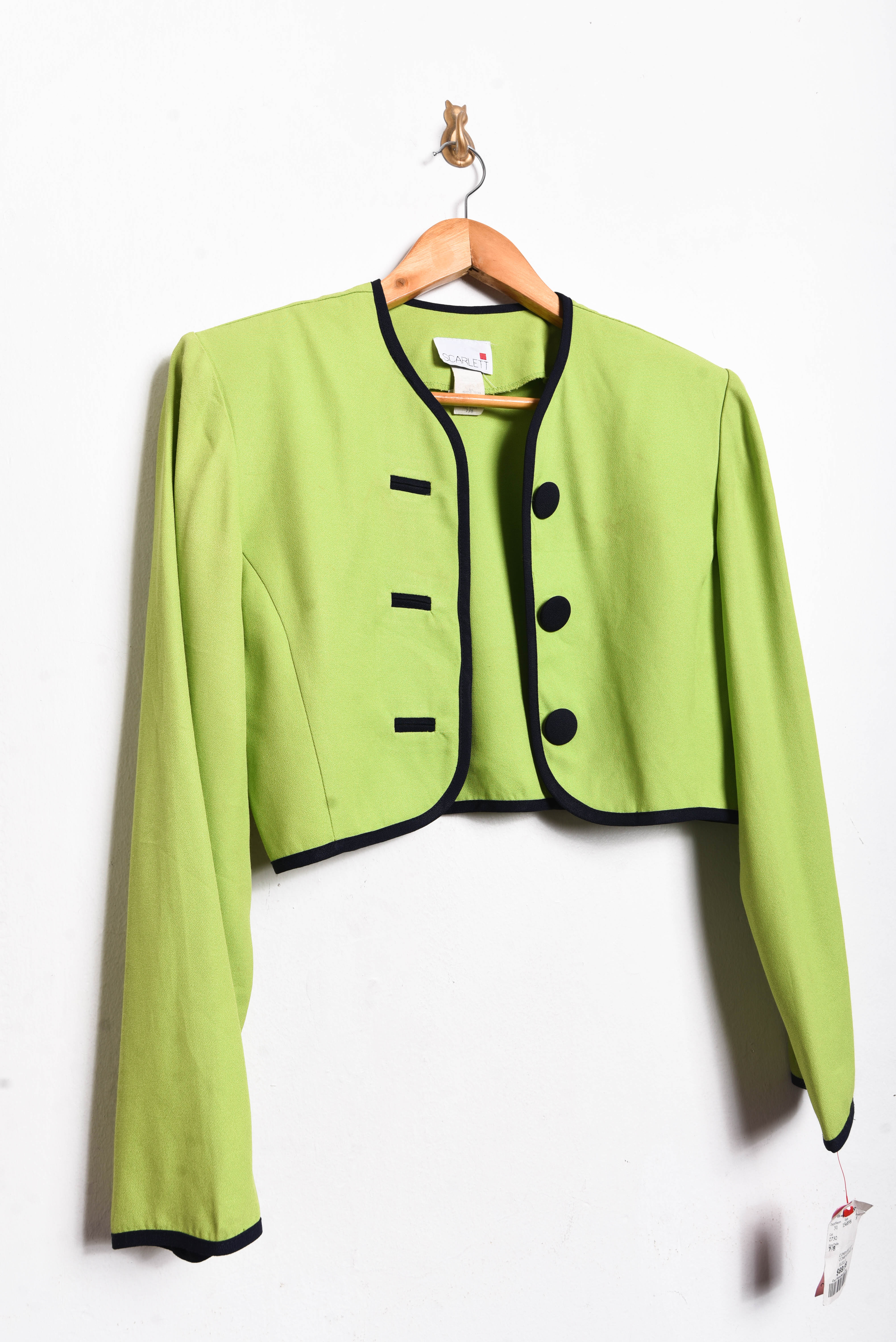 Chaqueta verde 80s 