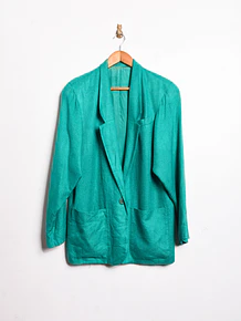 Blazer 80s verde jade