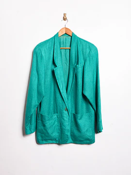 Blazer 80s verde jade